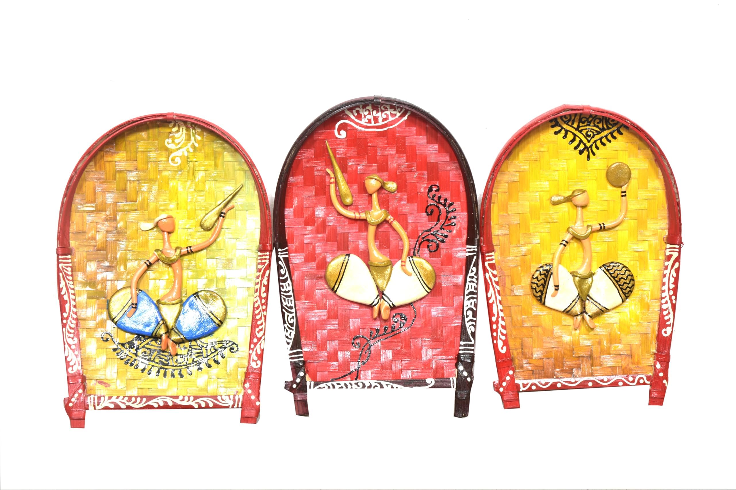 Hast Shilp Bamboo Wall Decor - Handcrafted Art -2