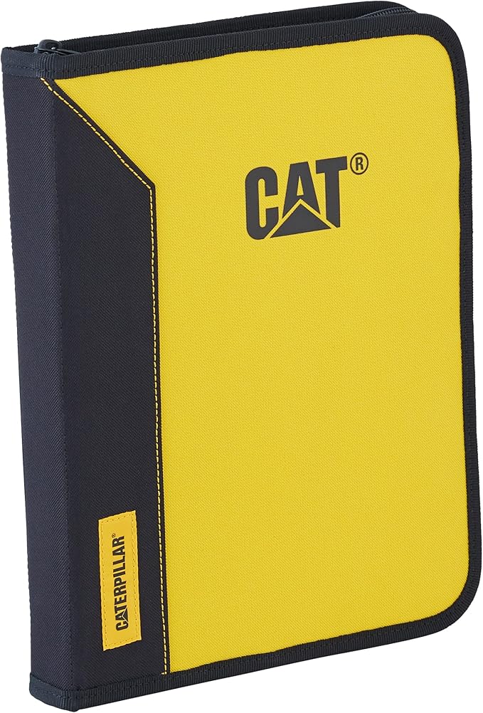 Caterpillar Work Padfolio Including Notepad and Solar