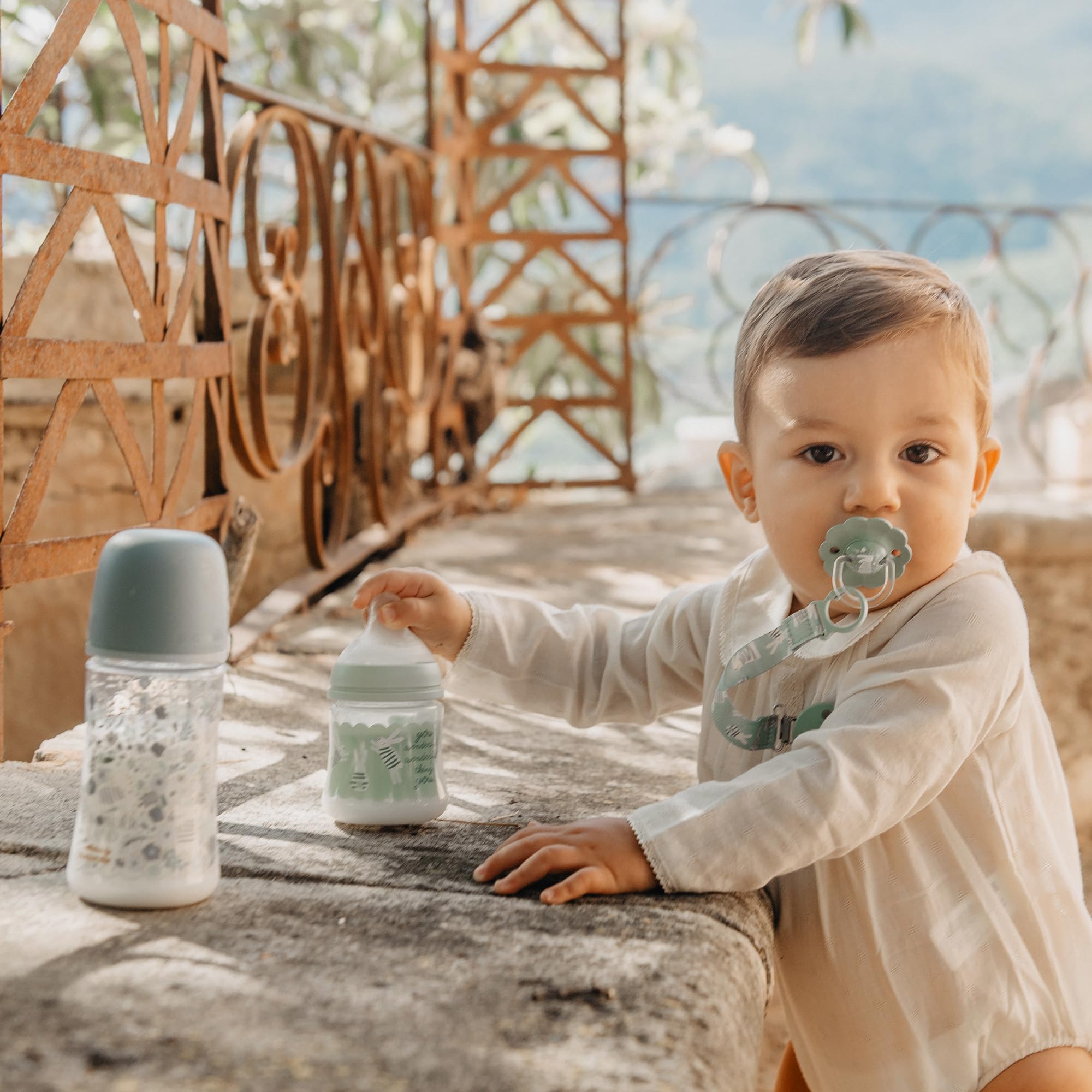 Image secondaire de Sucette Bébé Suavinex Wonder Vert 0-6 Mois - Tétine Symétrique en Silicone