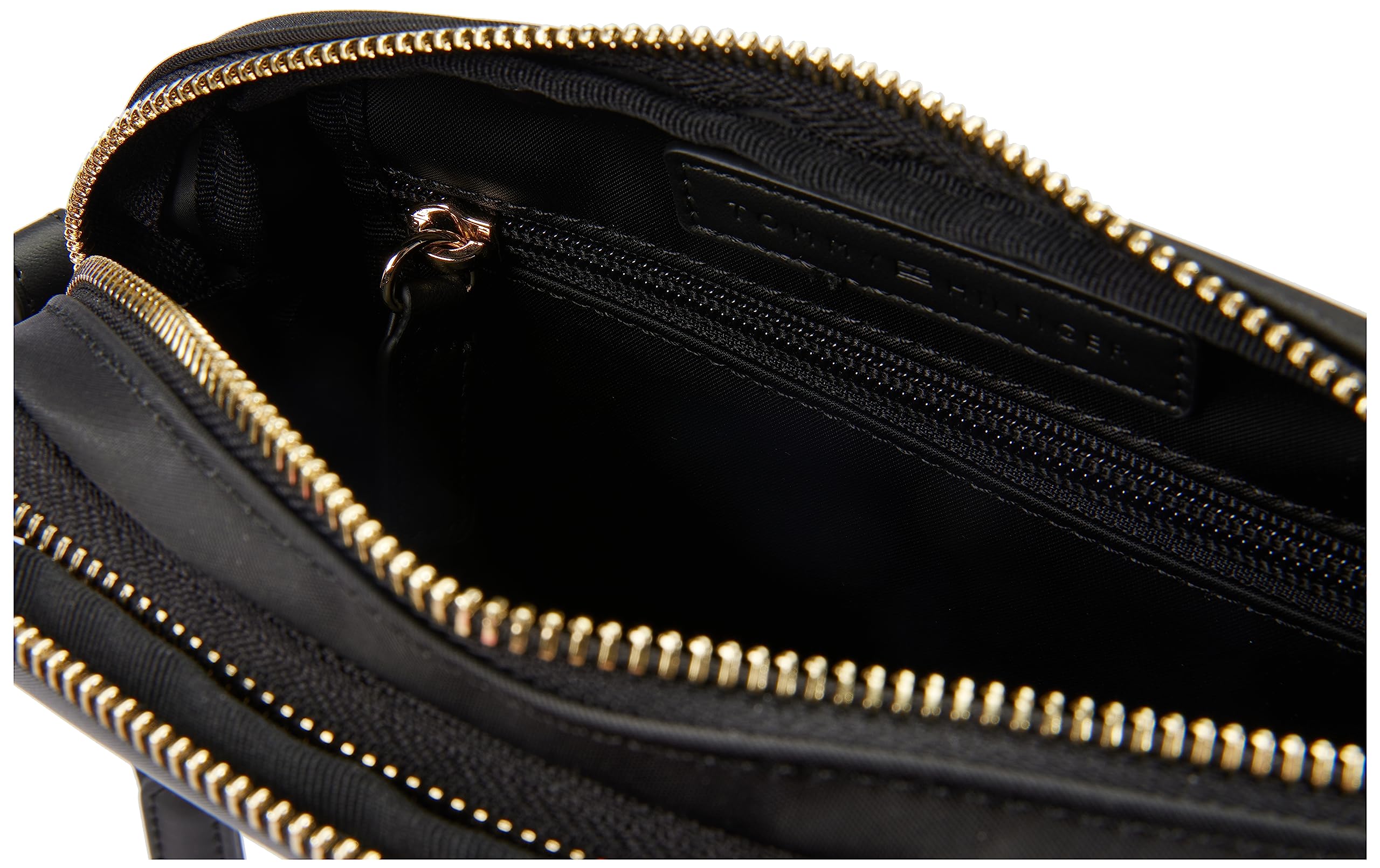 Tommy Hilfiger Damski Poppy Th Crossover Aw0aw15638, jeden rozmiar, czarny (czarny), One Size
