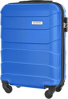 Bagage à main Valise de voyage Valise à roulettes Valise rigide Bagage à main Valise cabine avec 4 roues Serrure à combinaison légère Poignée télescopique Dimensions : 55 x 40 x 20 cm (Bleu),