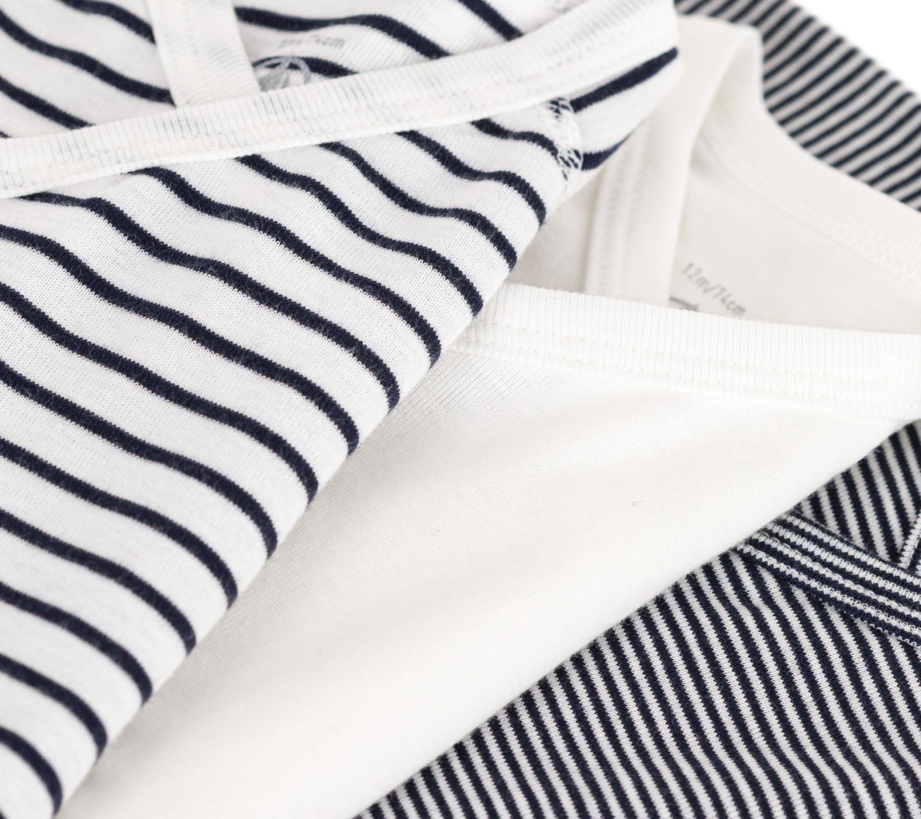 Petit Bateau A097h Bodies Naissance Manche Courte Mixte bébé (lot de 3)