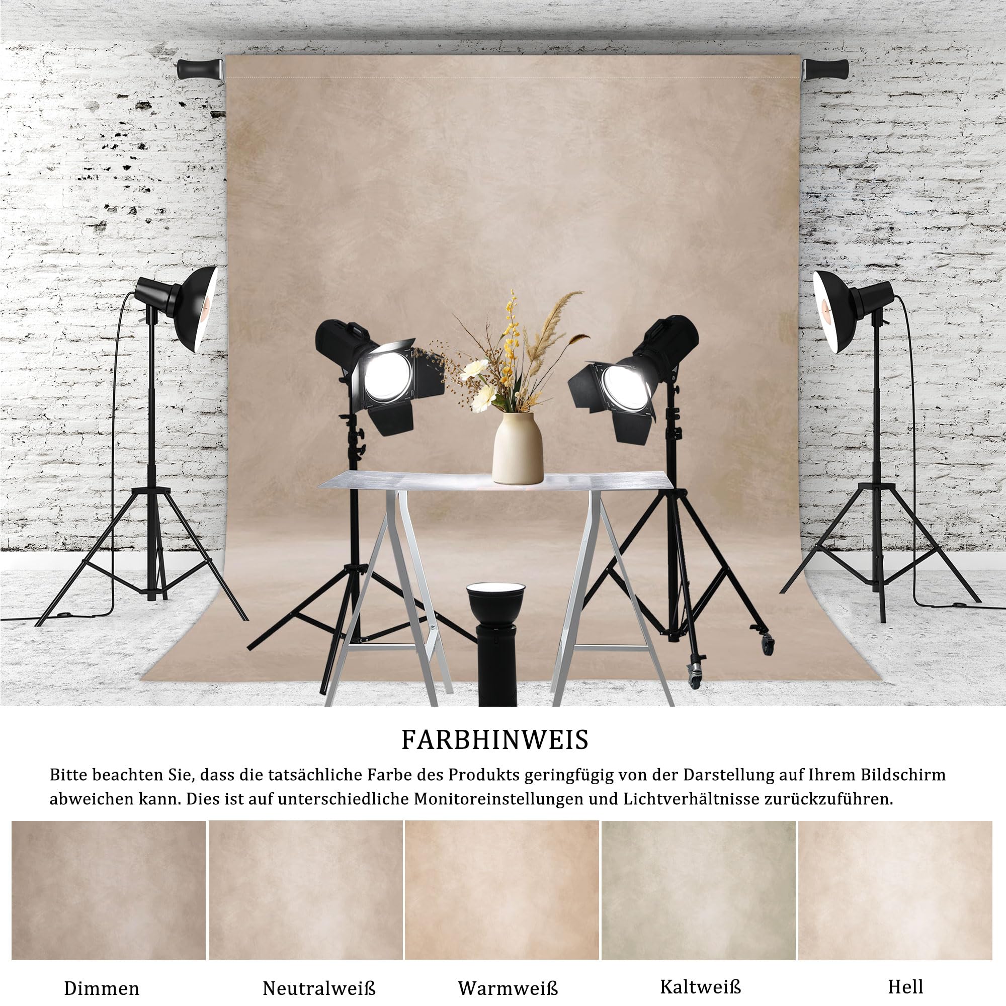 Toile de Fond Professionnelle 240 x 300 cm pour Photographie Abstraite