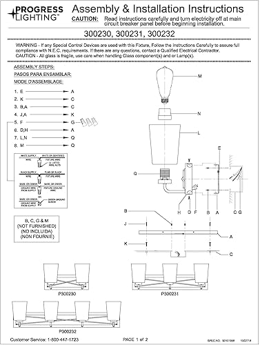 Miniatura 29 de Progress Lighting Briarwood Collection - Lámpara de tocador de baño de cristal transparente con 3 luces, grafito, color negro