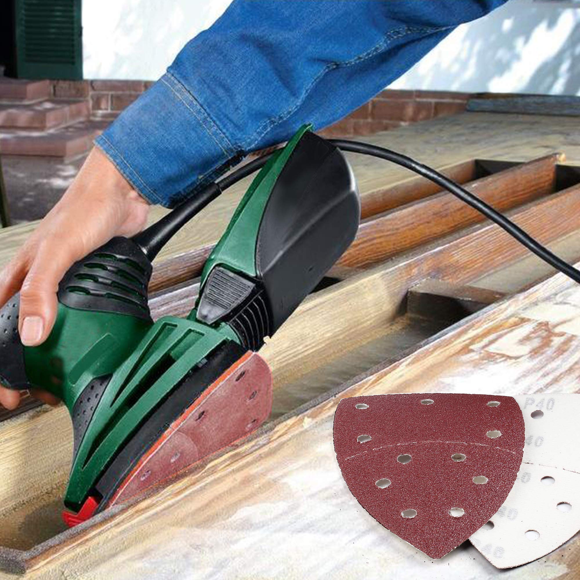 RUOTA LAMELLARE D80x30x6mm - GRANA 120 - ROSVER - Foto 6