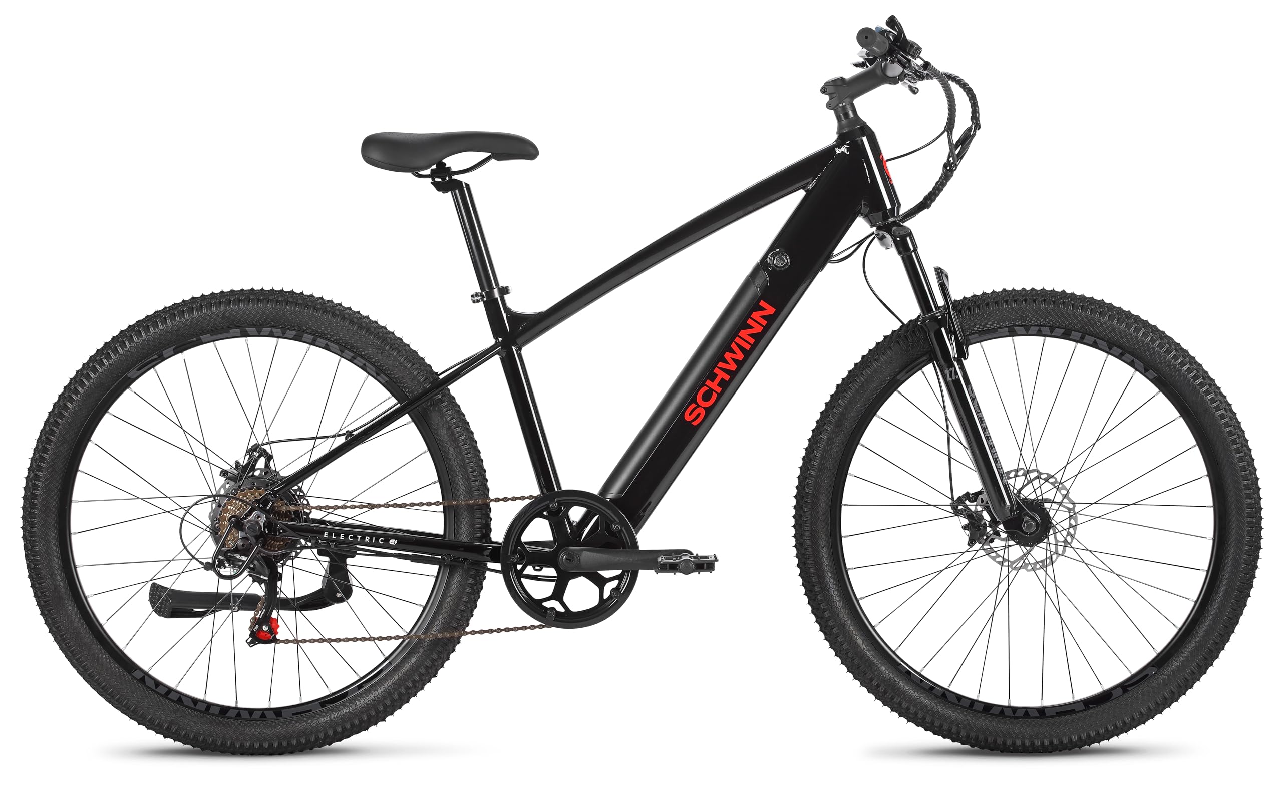 Schwinn High Timber Electric Mountain Bike, 350W Motor, 27.5