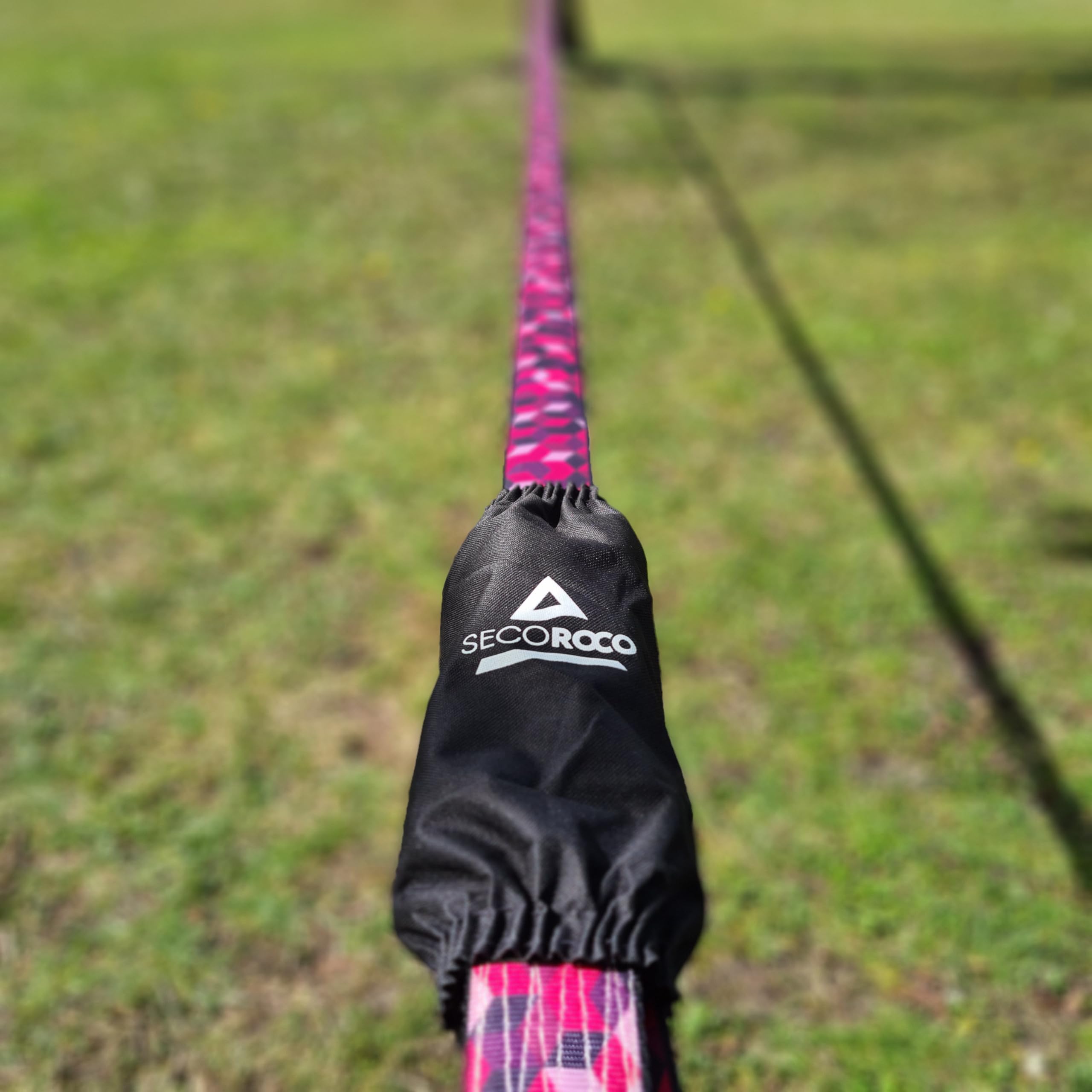 Slackline 15 m 25 m 35 m 5 cm Cubi Fantasia Borsa Protezione Albero Cricchetto