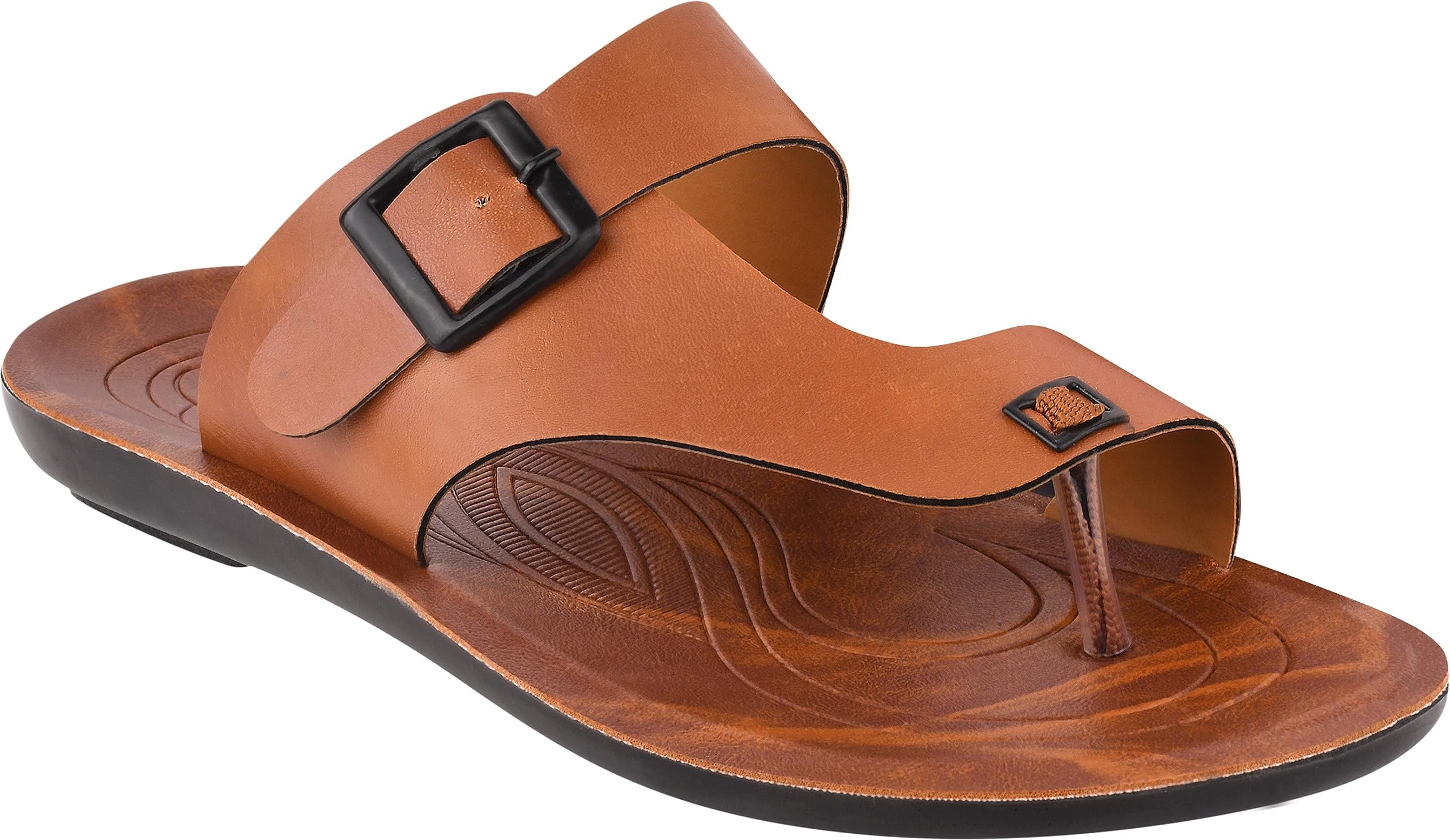 pu-pine Chappal Trending Stylish Slipper Flipflop Men Sandals |Tan|-picture-41