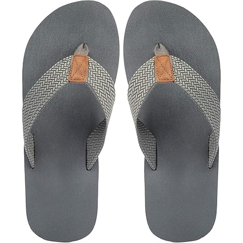 MAIITRIP Men's Soft Comfort Flip Flops(Size:7-15)