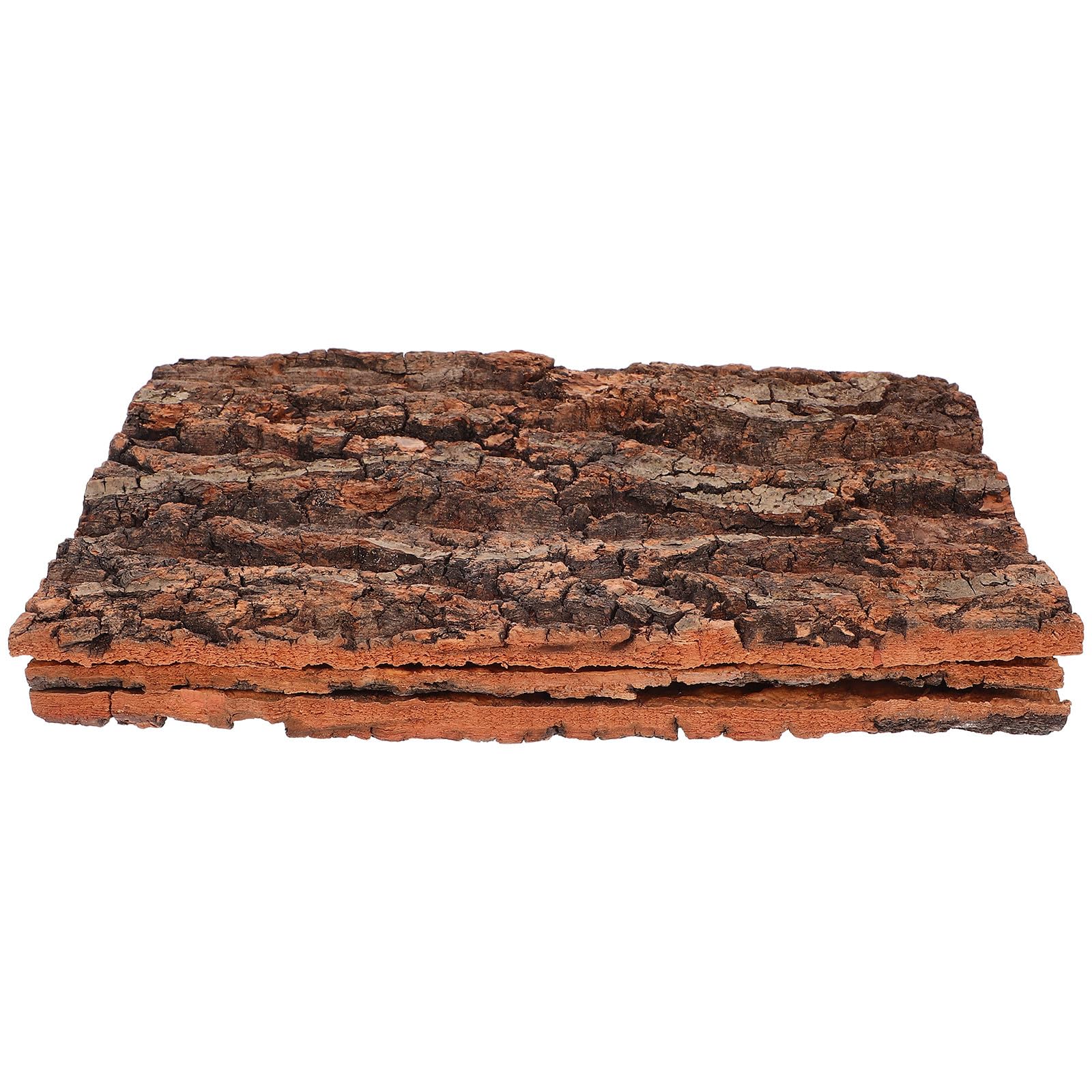 TOYANDONA Corteza de Árbol para Reptiles 3 Piezas 30X20 CM Plataforma de Escalada Natural Decorativa para Terrarios Resistente al Desgaste para Hábitat de Lagartos y Serpientes