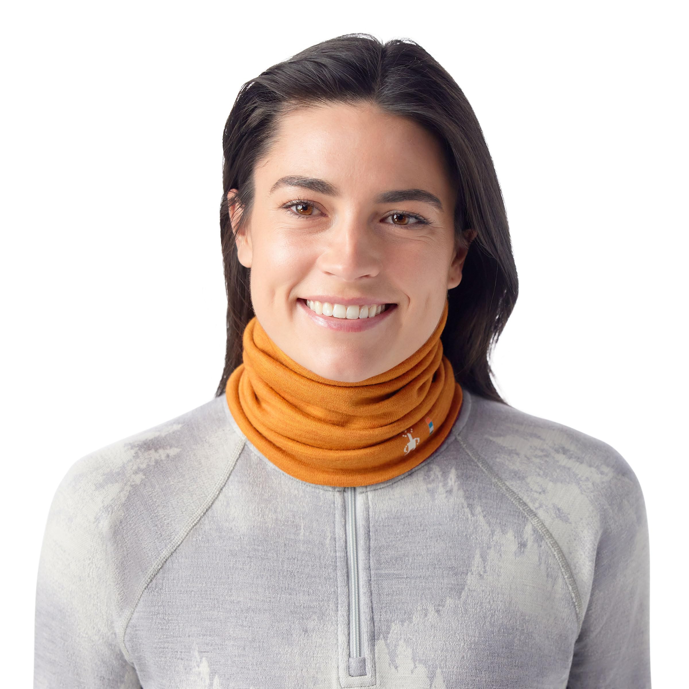 Smartwool, Unisex, Thermal Merino Reversible Neck Gaiter, Marmalade-Currant, One Size,