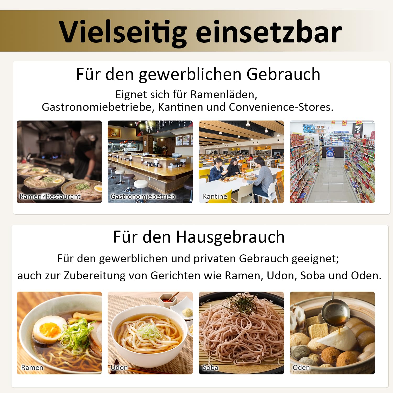 Kurflo Kommerzieller Nudeltopf, Edelstahl, für Ramen, Udon, Spaghetti & Fondue, geeignet für Gasherd & Induktion, inkl. Abtropfsieb und Aufhängehaken (mit 3 Siebeinsätzen)