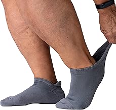Viasox Diabetic Ankle Socks for Women & Men, Low Cut Non Binding, Seamless Neuropathy Socks