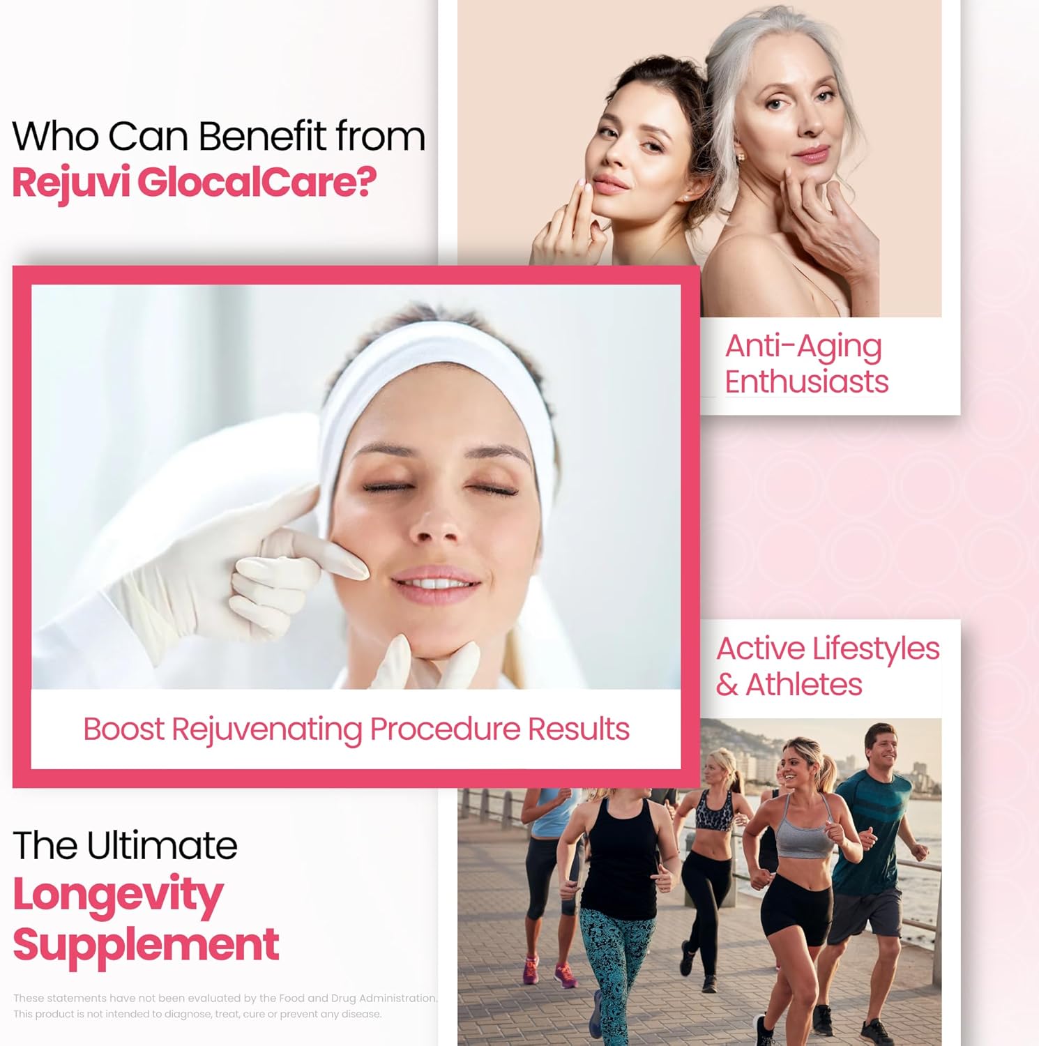 GlocalCare Rejuvi Collagen Booster – 300mg Ovoderm Vegetarian Collagen for Skin Elasticity, Firmness & Joint Support – Biotin, Grape Seed Extract, CoQ10 - (30 Capsules) - Image 8