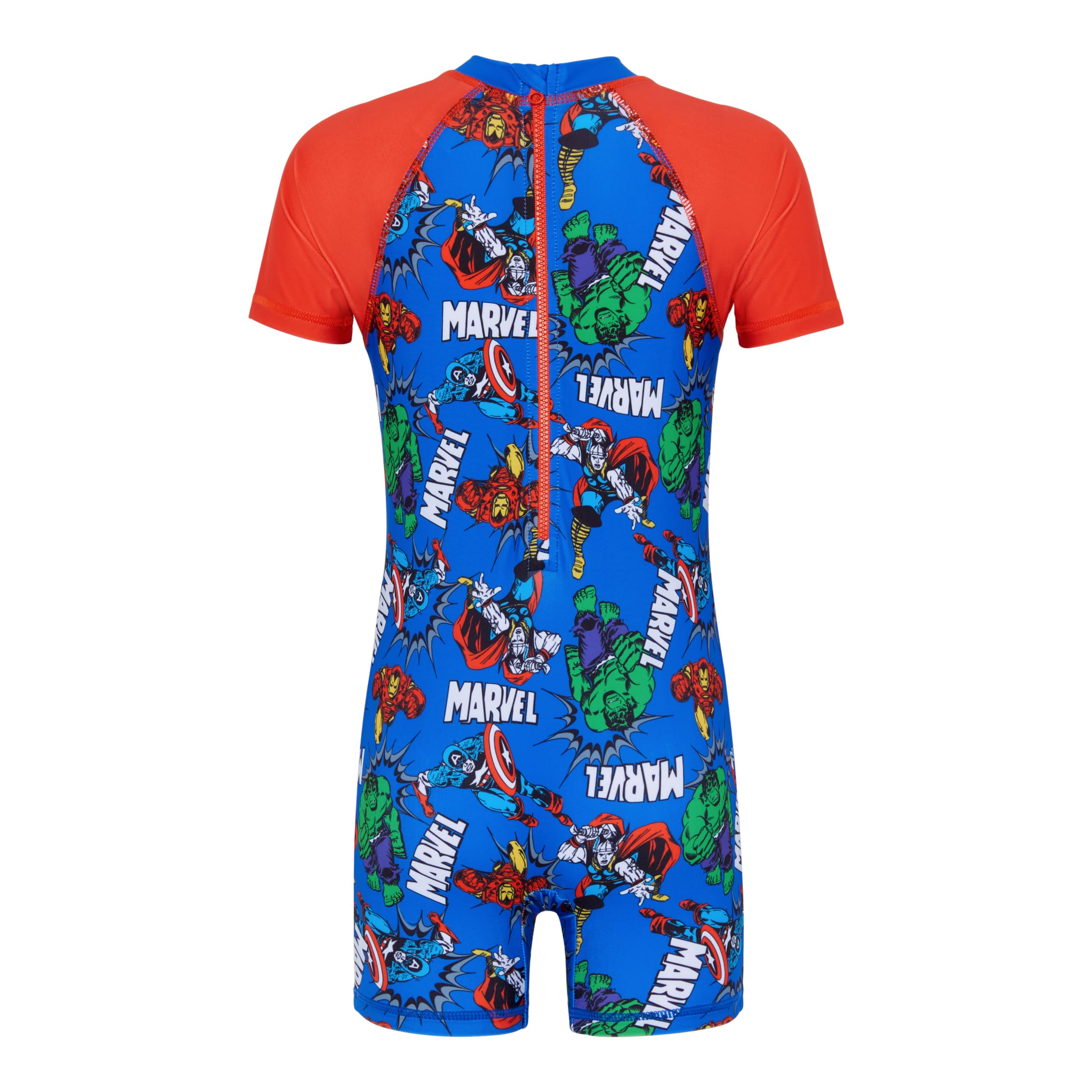 Marvel Traje de baño para niños de los Vengadores - Hulk, Iron Man, Capitán América & Thor