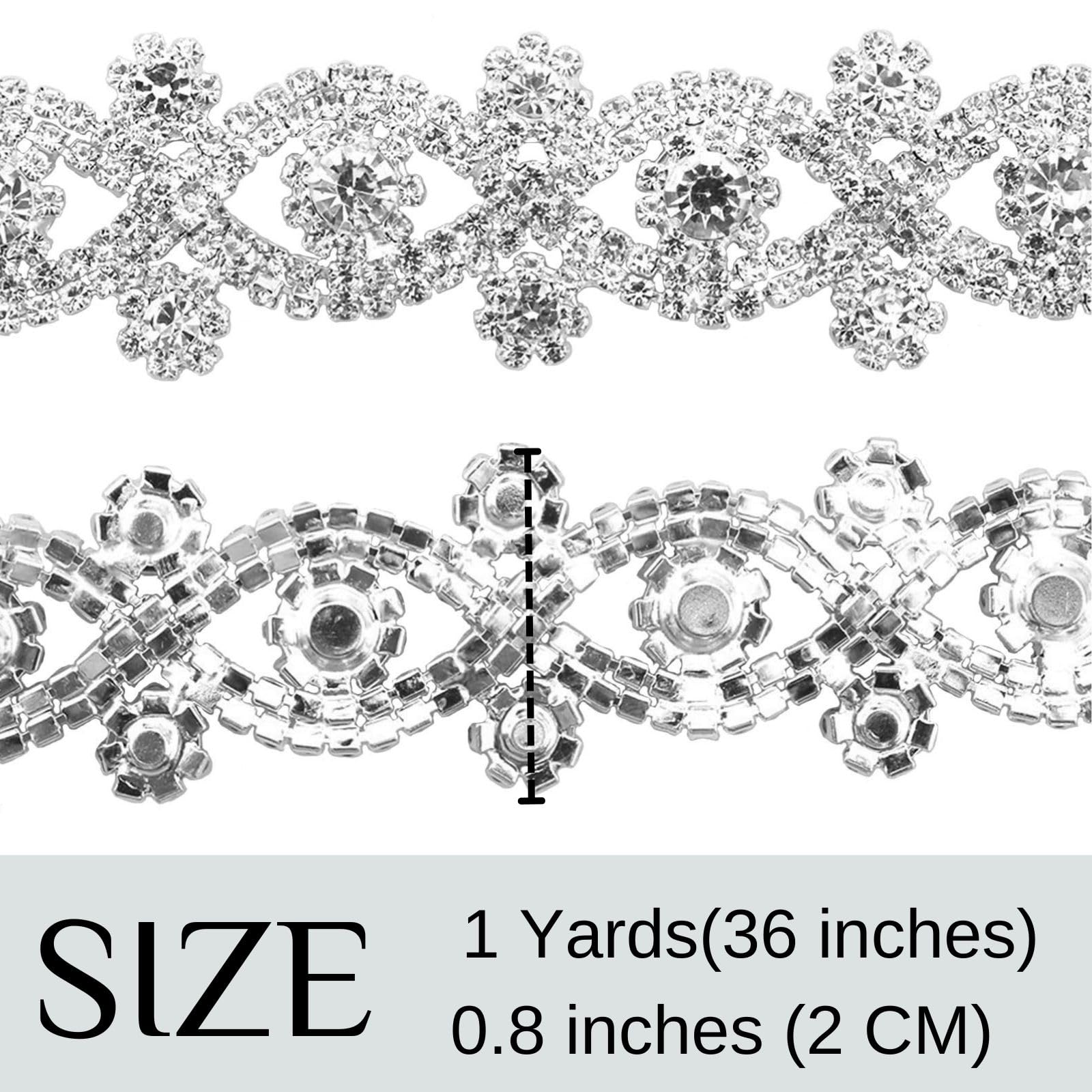 1 Yard Rhinestone Trim Chain - Image 2