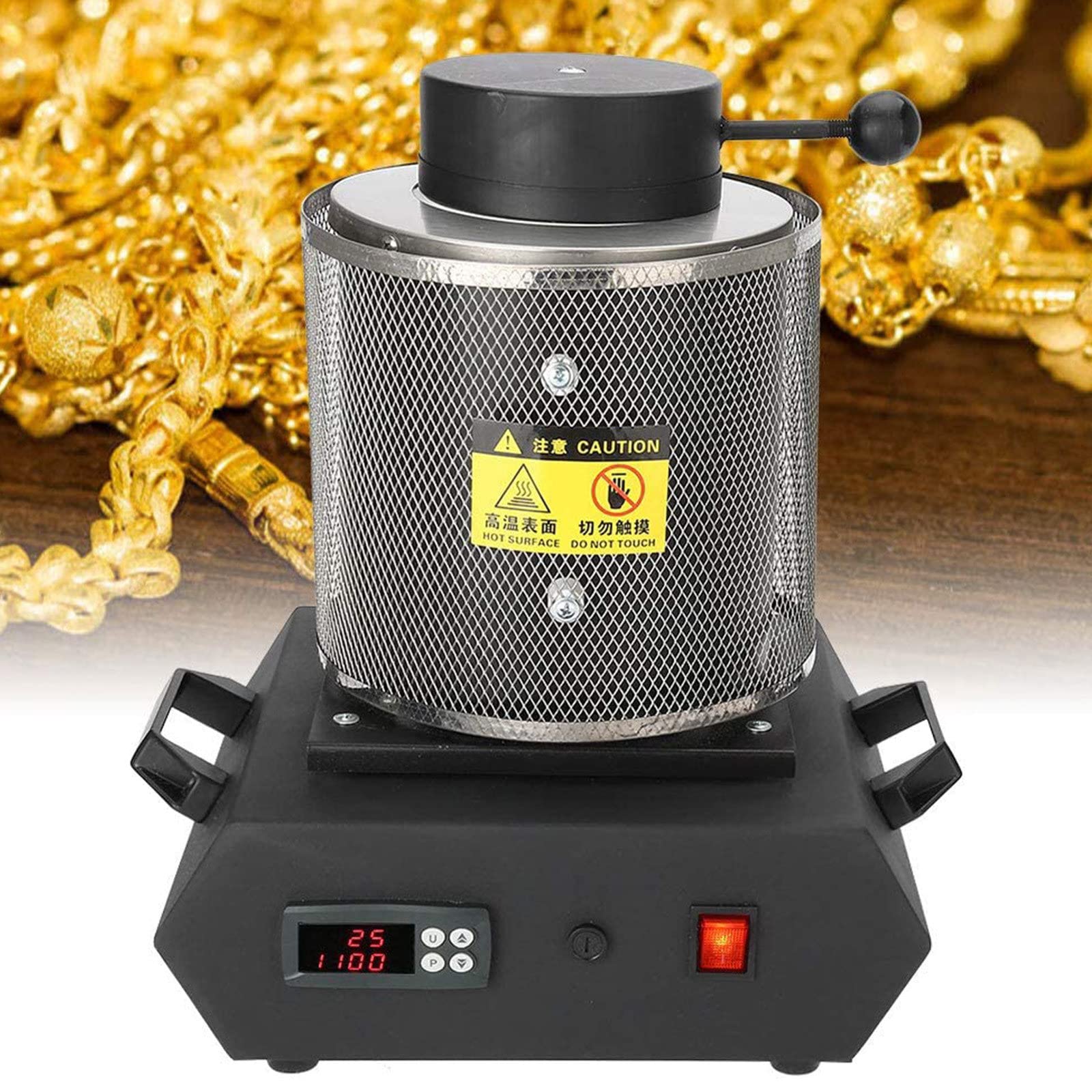 Four de fusion d'or à régulation numérique 1150°C automatique