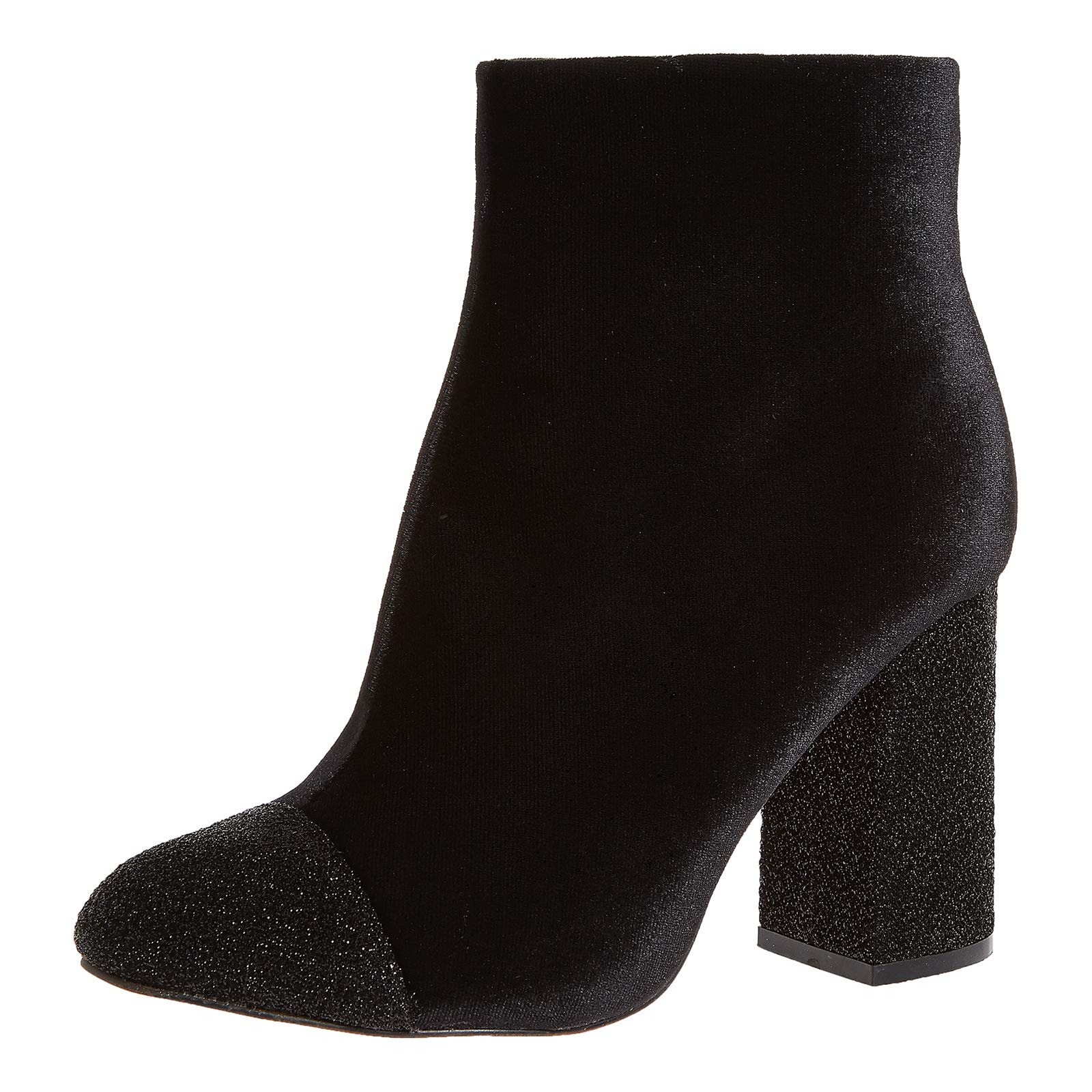 GlamorousHeel Boots For Women - Black,3 UK