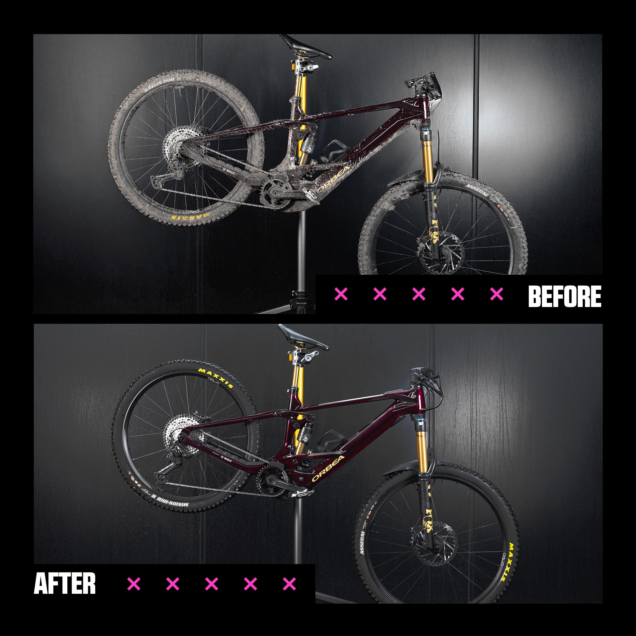 Muc-Off Ultimate Bicycle Cleaning Kit - Kit Pulizia Bici per Proteggere e Lubrificare la tua Bici - Include Lubrificante Catena Bici, Detergente Bici, Spazzole Pulizia Bici e Altro
