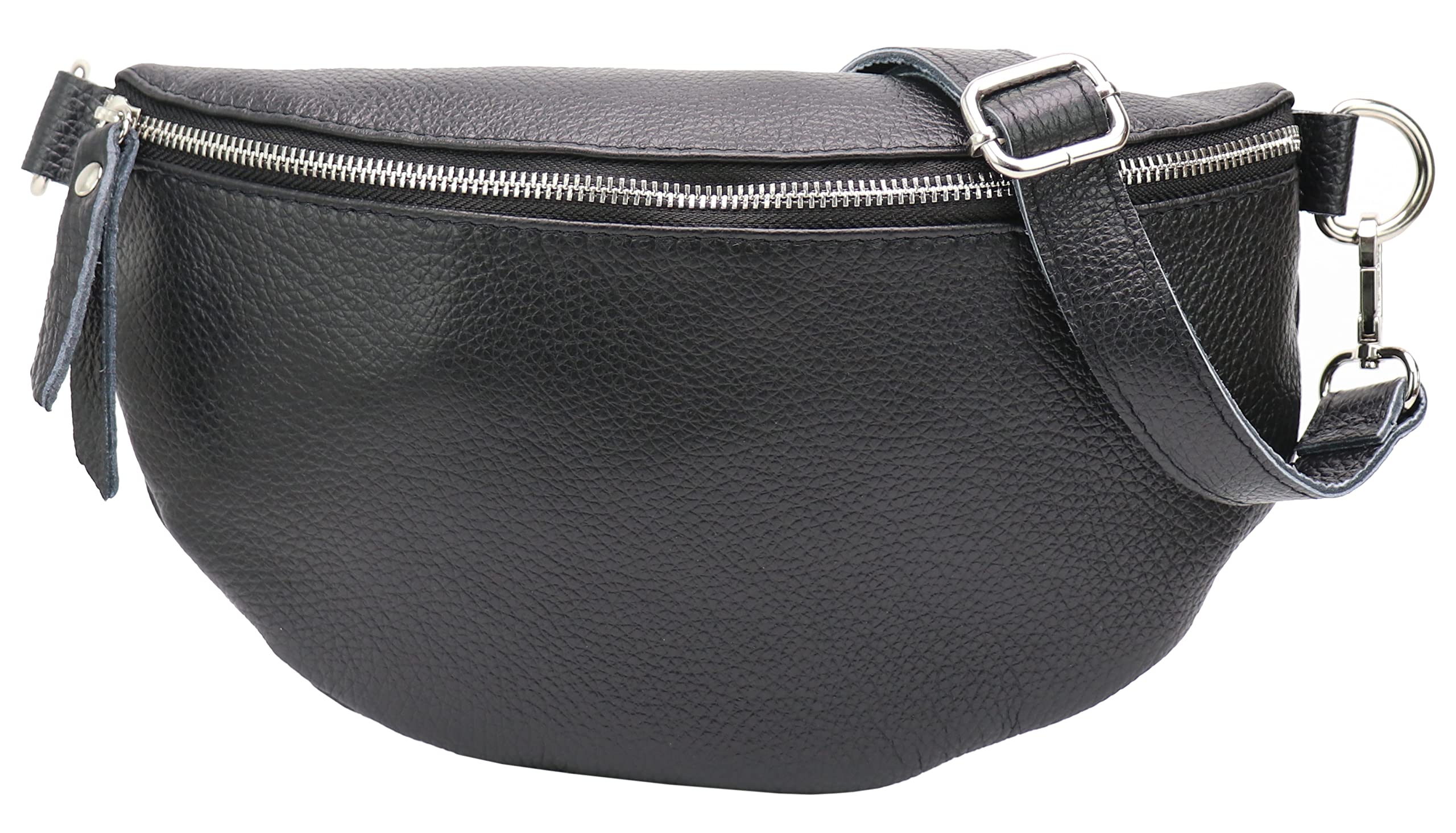 SH Leder ® Lala G399 - Marsupio unisex in vera pelle, per festival, viaggi, borsa a tracolla, da donna, in pelle, 30 x 18 cm