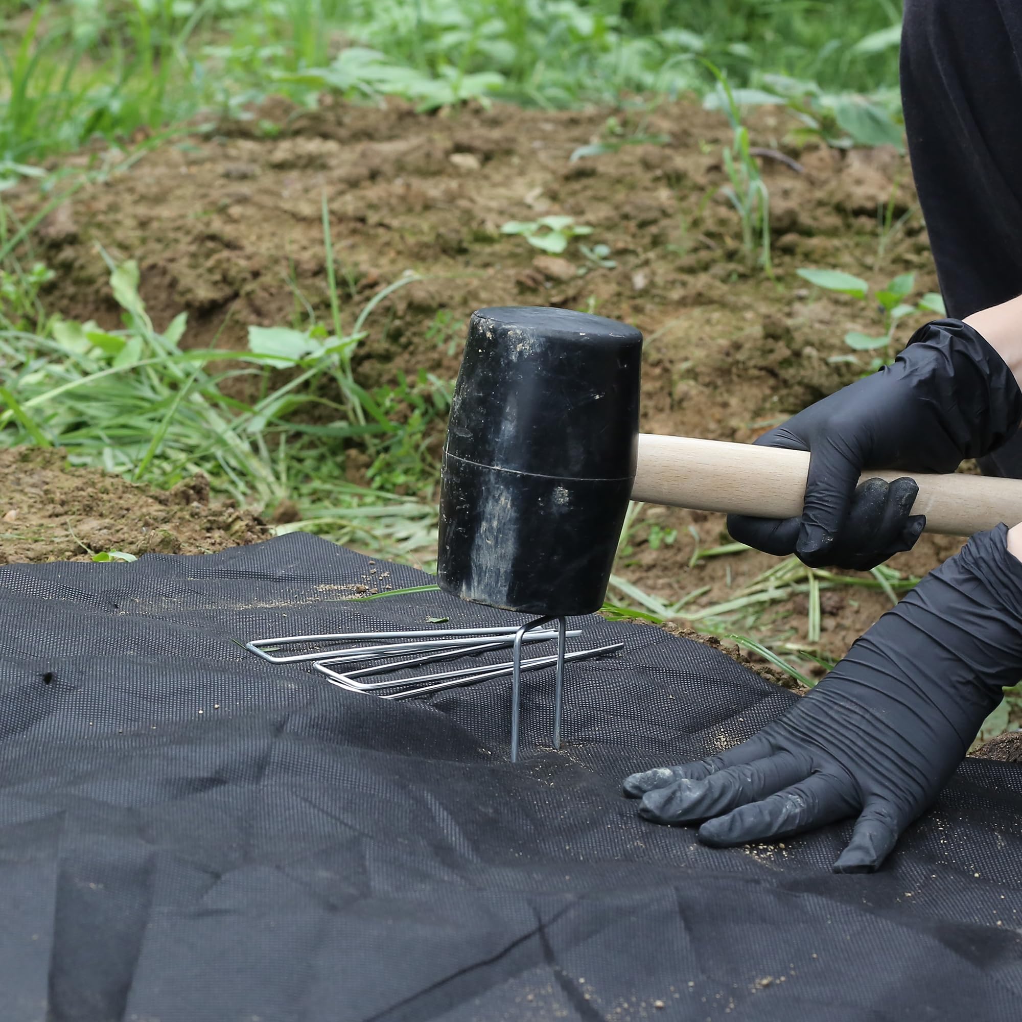 Lot De 200 Piquets De Fixation, Piquet Ancrage Sol Jardin, Sardines