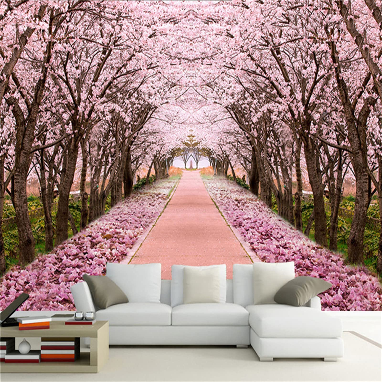 Cherry Blossom Tree Wallpaper For Rooms Beibehang Japanese Style