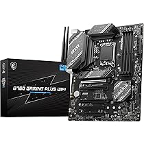 MSI B760 Gaming Plus WiFi Scheda madre ATX – Supporta Intel 12° & 13° Gen, LGA 1700 – DDR5 Memory Boost 6800+MHz, OC, 2 x PCIe 4.0 x16, 2 x M.2 Gen4, LAN 2.5G