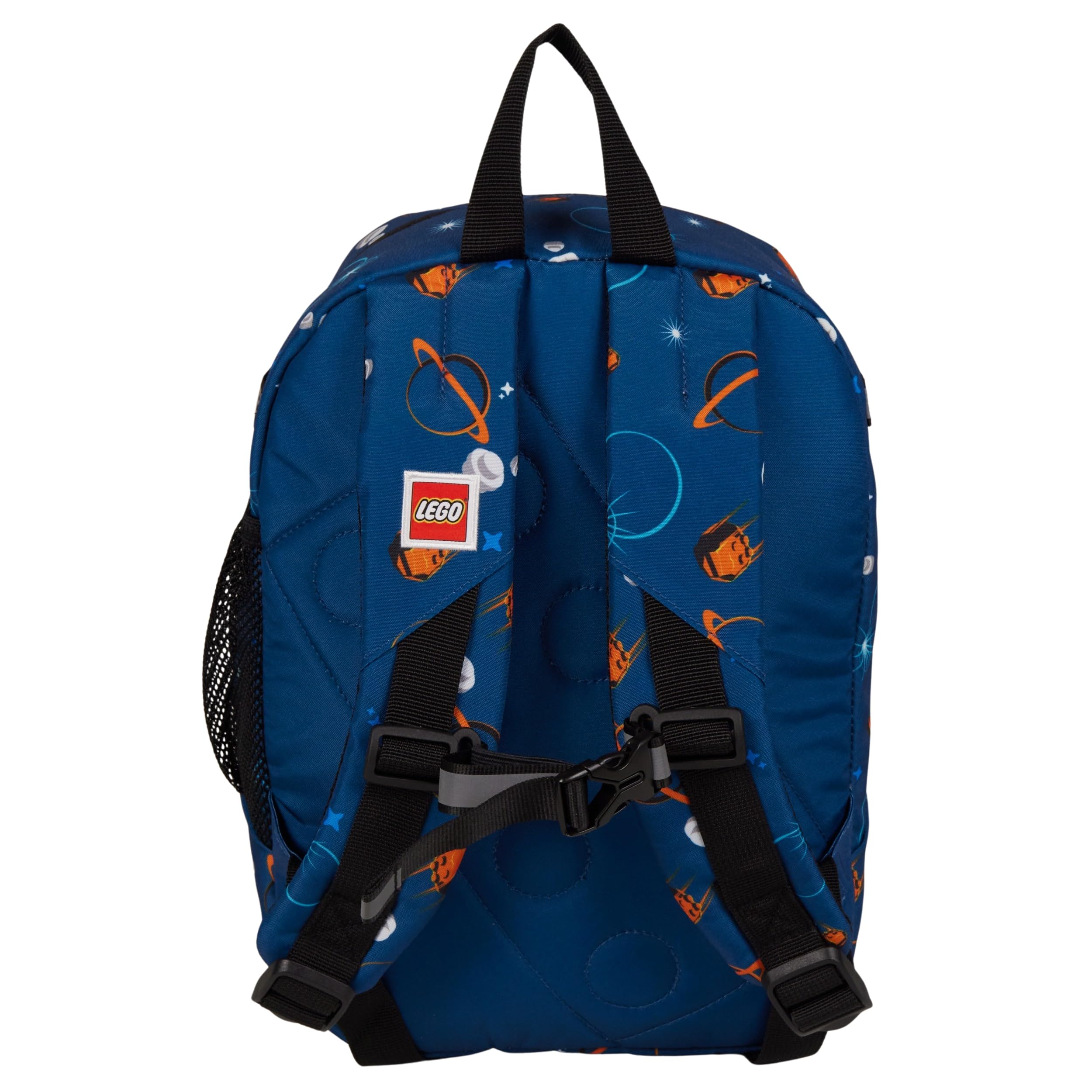 SKANDO BAGS Mochila de guardería LEGO, City, Hyperspace: bolsillo ligero con correas ajustables, etiqueta para nombre, bolsillo lateral de malla y reflectores en todos los lados.