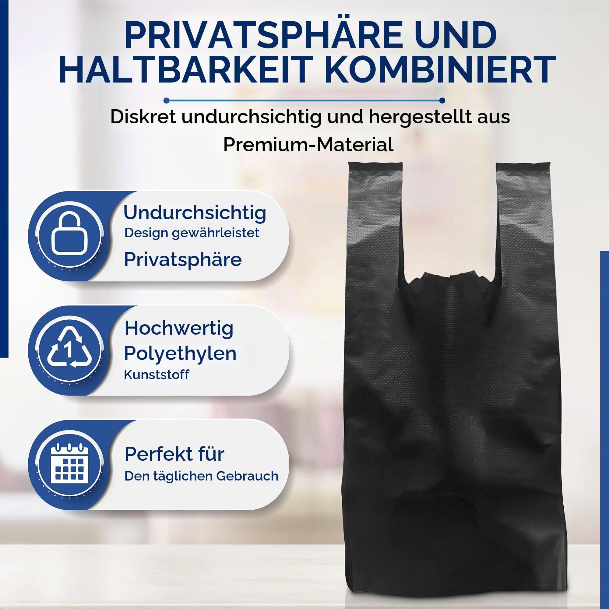 Windelbeutel für Erwachsene Extra Stark Auslaufsicher Hygienebeutel Entsorgungssäcke Inkontinenzeinlagen