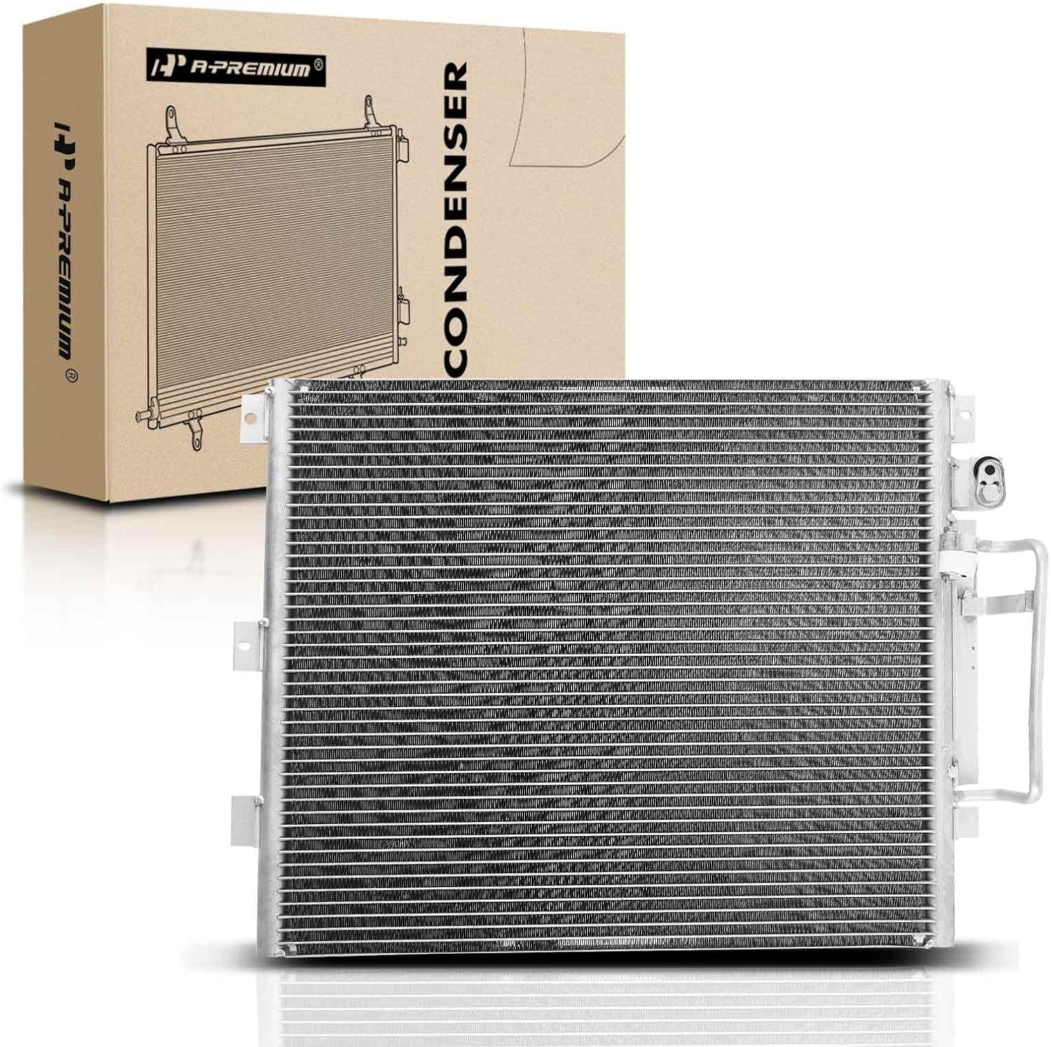 A-Premium Air Conditioning A/C Condenser Compatible with Chevrolet, GMC, Isuzu Models - Colorado, Canyon, i-290, i-370, 2.8L 2.9L 3.5L 3.7L, Replace# 8890191470