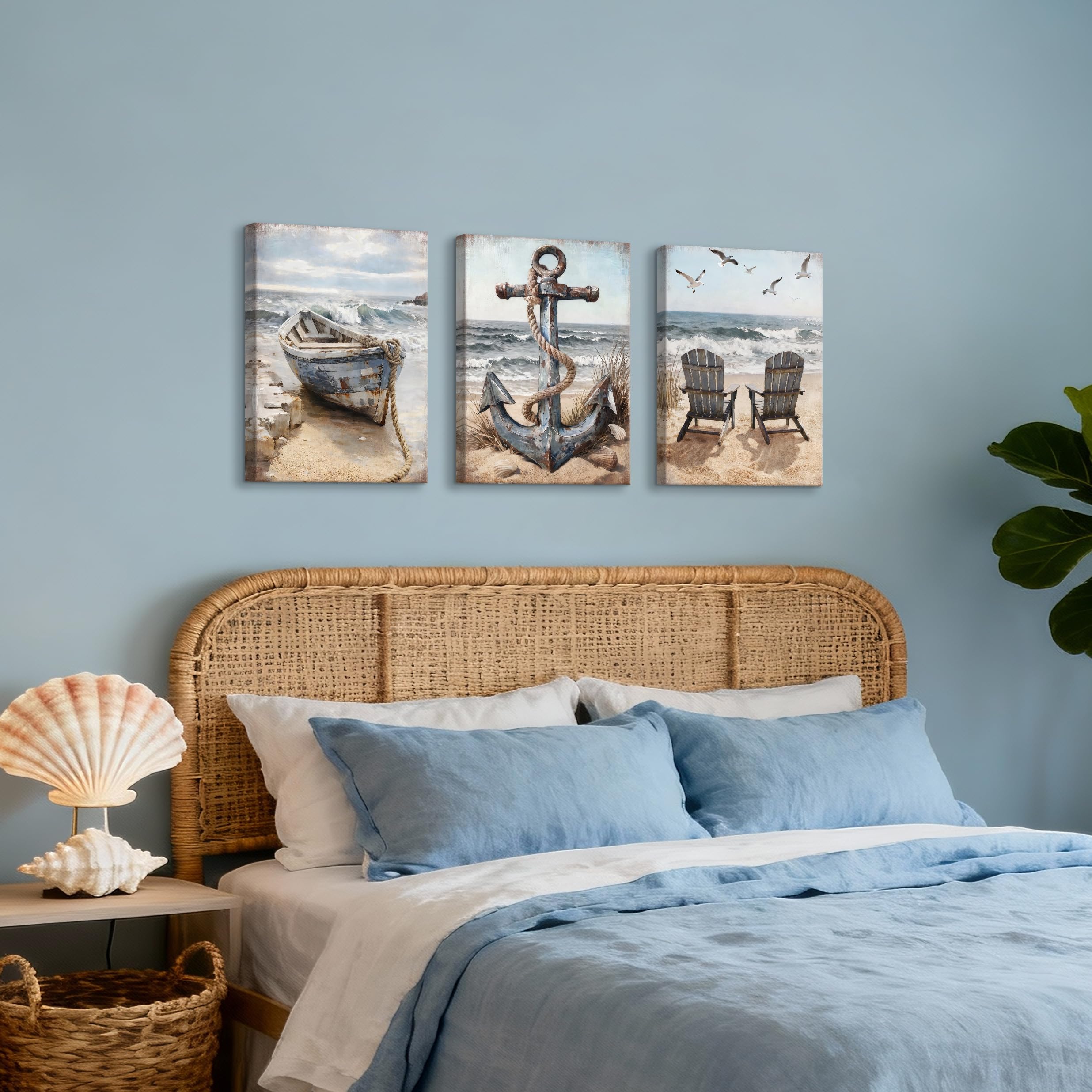 3 Pcs Wooden Framed Canvas Wall Art Set Bohemian Sage Green Canvas Prints Poster Geometric Line Beige Green Pictures for Living Room Bedroom Dinning Room Hallway Stairs Wall Decor 30x40cm x3pcs — view 279