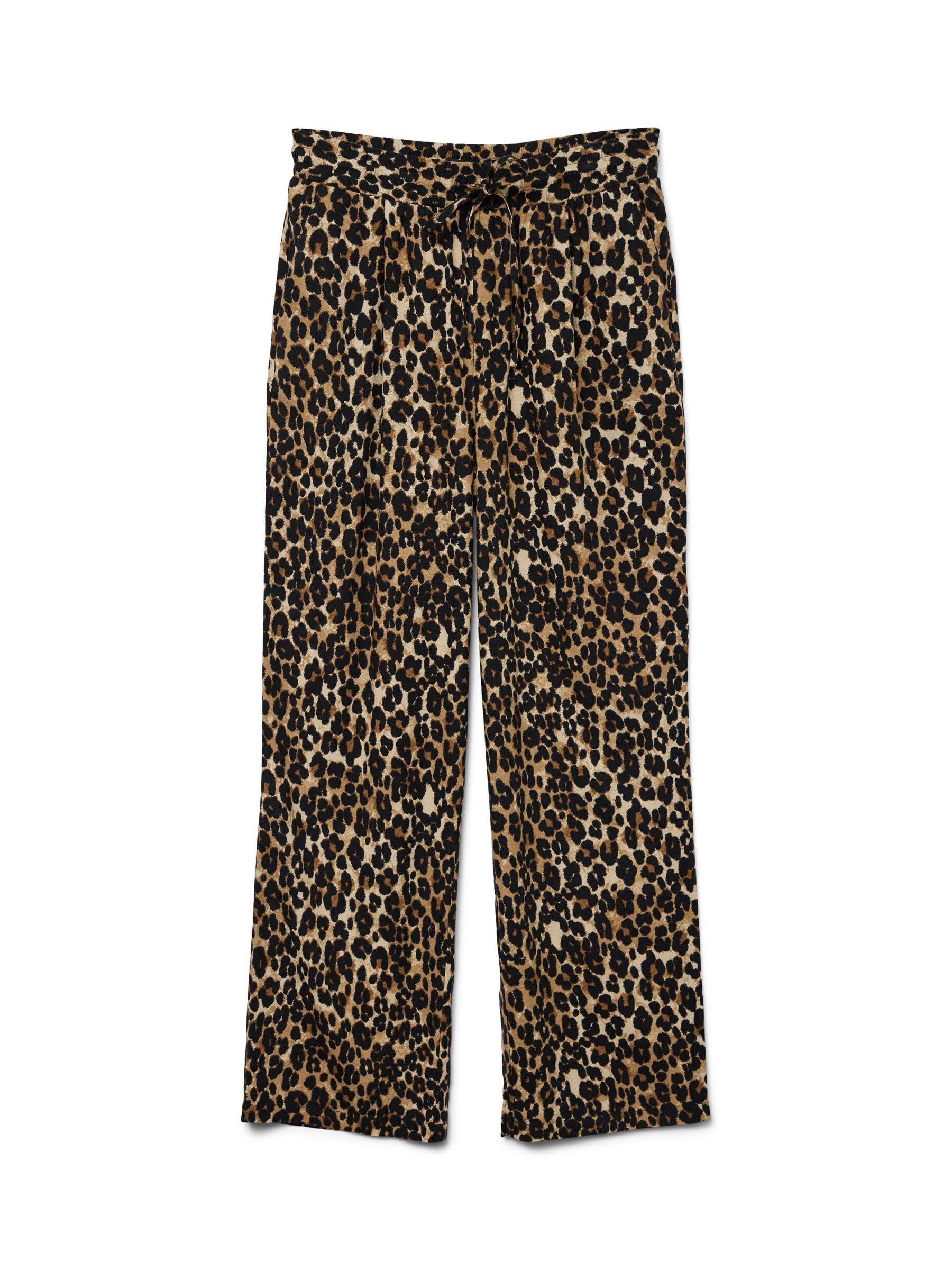 VERO MODA Vmjesmilo Wide Pants WVN Ga Noos, Tigers Eye, L