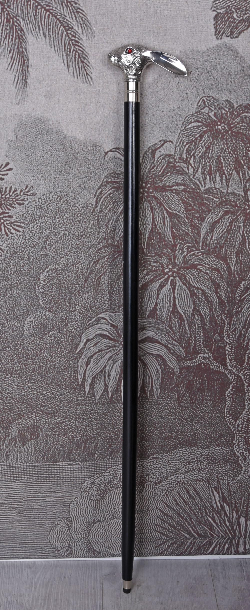 Spazierstock Hase Griff Silber Gehstock Antik Flanierstock Handstock lup111 Palazzo Exklusiv