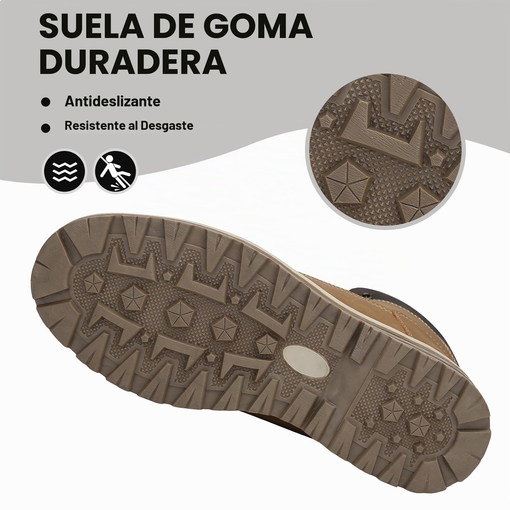 Mishansha Botas de Nieve Hombre Mujer Invierno Amarillo Gr.44