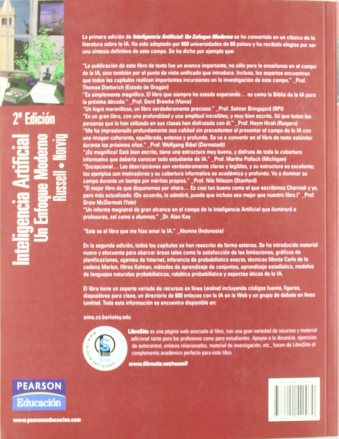 INTELIGENCIA ARTIFICIAL: Un enfoque moderno (SIN COLECCION)
