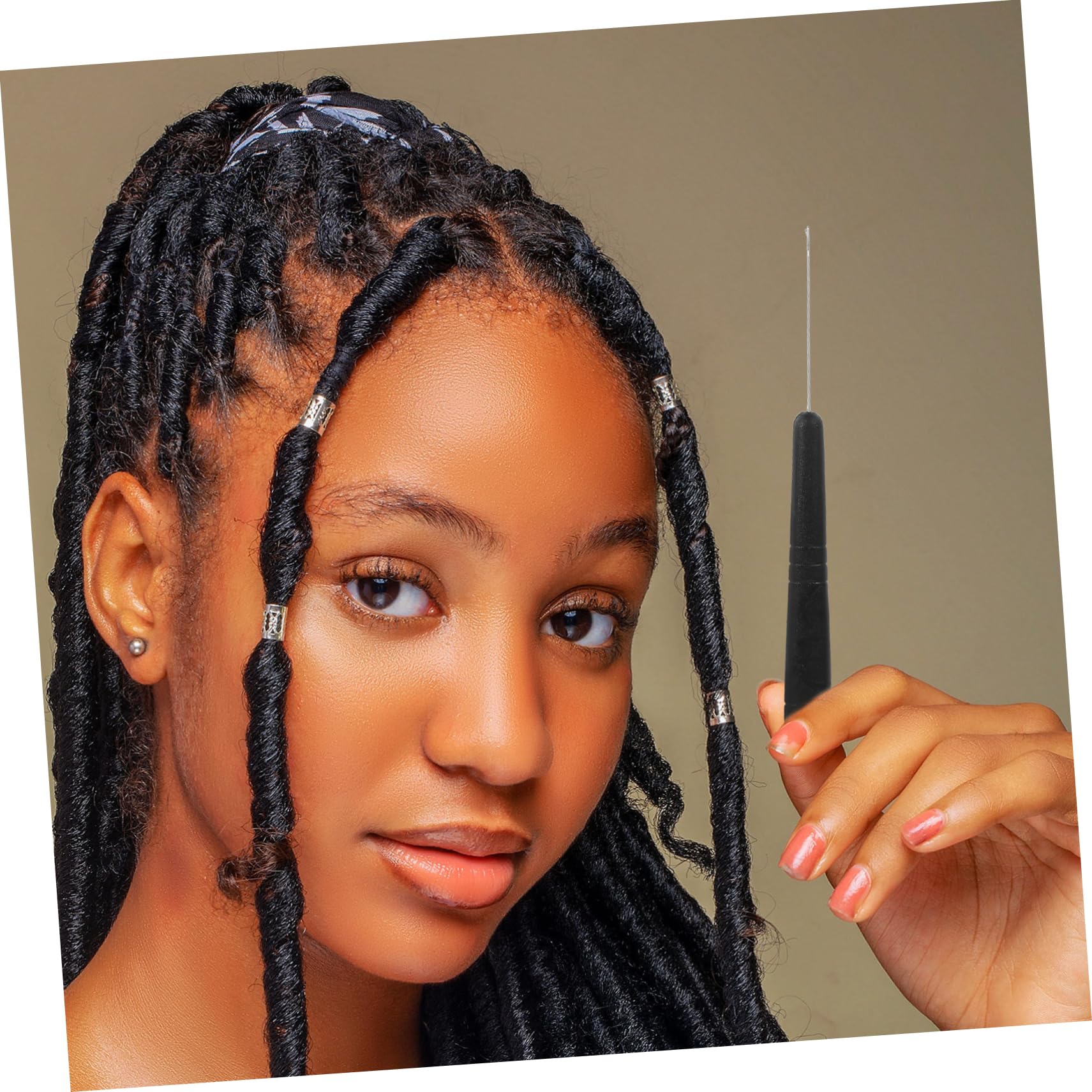 Kit 7 Pièces Crochets Aiguilles Pour Dreadlocks - Outils Tissage Cheveux Polyvalents Pour Débutants