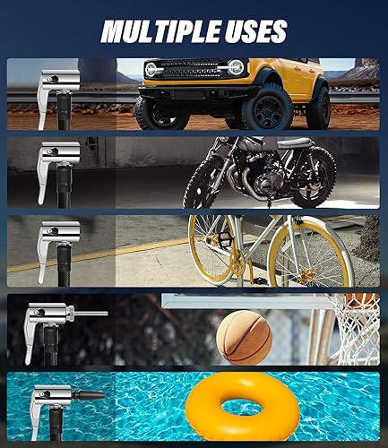 Miniatura 5 de AVID POWER Compresor de aire portátil para inflador de neumáticos, bomba de neumáticos de coche inalámbrica de 20 V con batería recargable de iones