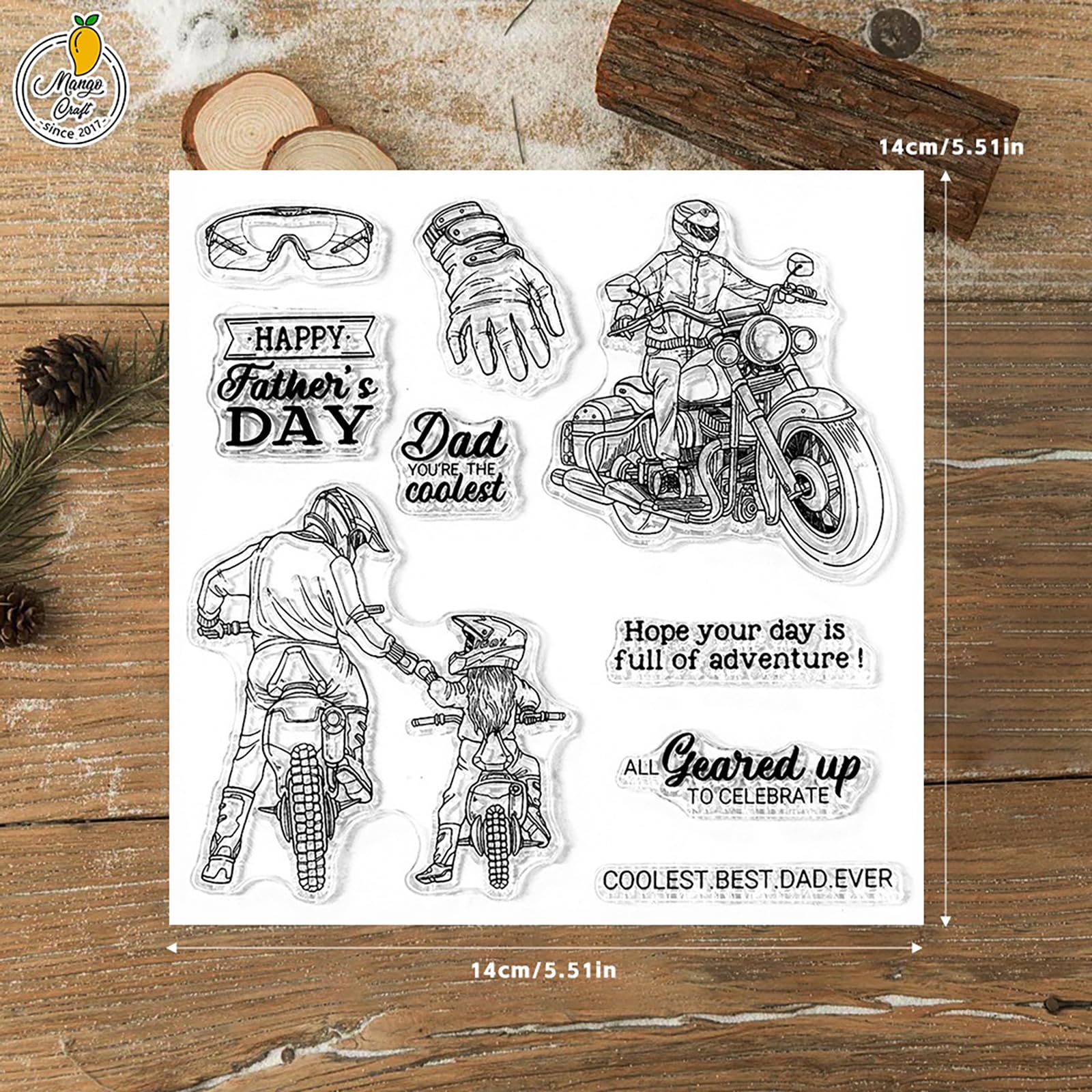 Alxjejo Cutting Dies and Stamps Set 2024-2025-2026,Stamps and die for Card Making for DIY Birthdays Thanksgiving Day - Image 3