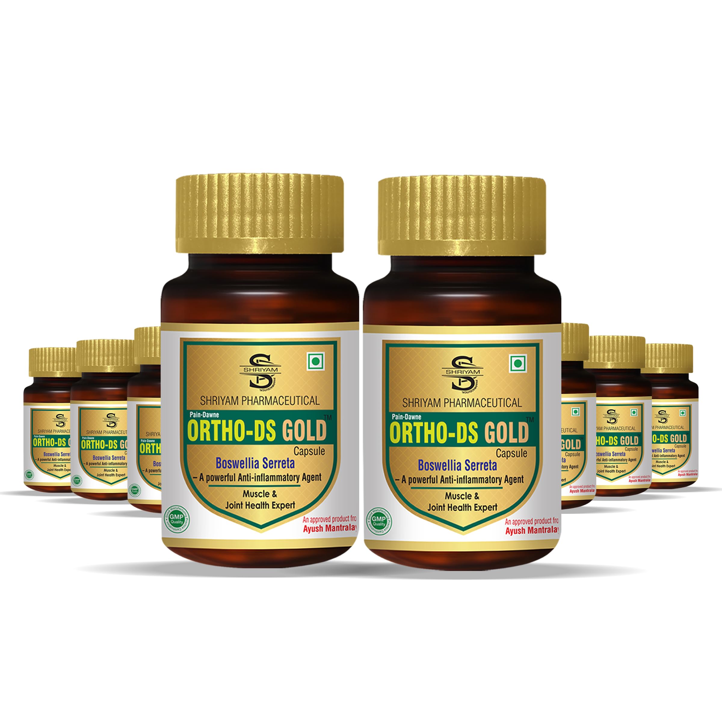 Ortho Ds Gold, 30 Capsules for Each Bottles | Arthralgia Supplement Capsules for Men & Women | Improves Flexibility & Bone Strength for Mature Adults (Pack of 4) (B0CL7PFKKG) Amazon Price History, Amazon Price Tracker