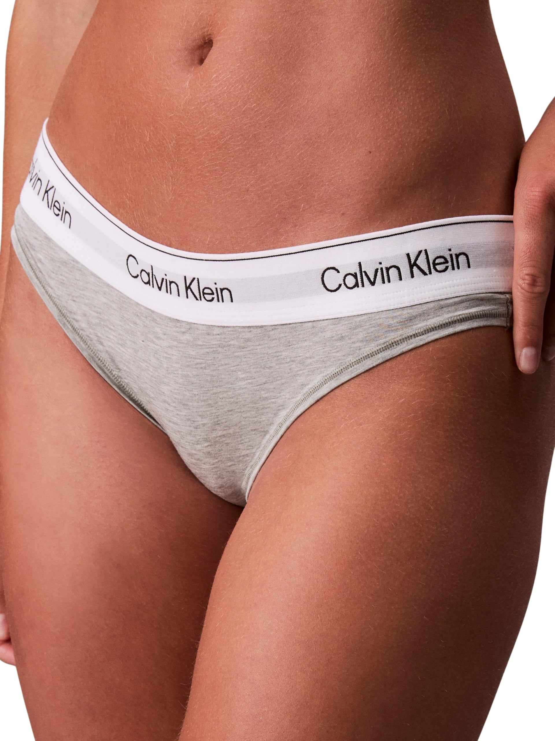 Calvin Klein Donna Slip Taglio Bikini con Fascia con Logo