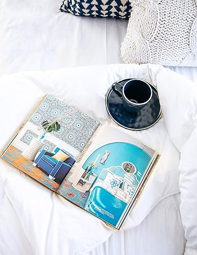 Miniatura 5 de Córdoba - Edredón de plumón blanco 550 Loft 233TC carcasa con lazos en las esquinas, tamaño Queen, 233 hilos