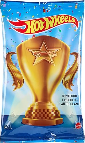 Miniatura 7 de Hot Wheels Rewards - Paquete de 10 vehículos moldeados a escala 1:64 envueltos individualmente en bolsas opacas con calcomanías doradas, recompensas