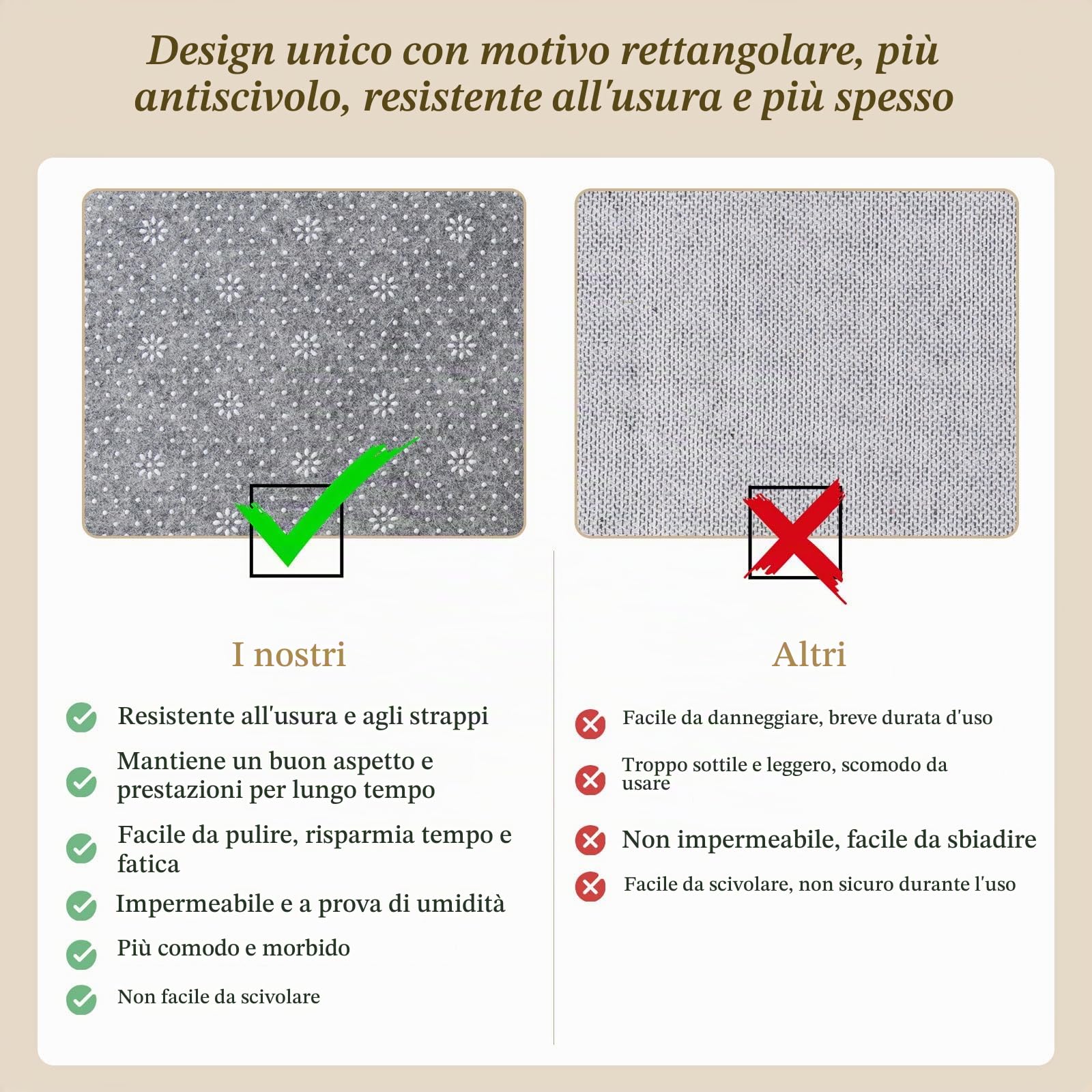 Vamcheer Tappeto da salotto moderno, astratto, finto lana agnello, super morbido, per soggiorno e ufficio, geometrico, grigio beige chiaro, 160 x 230 cm