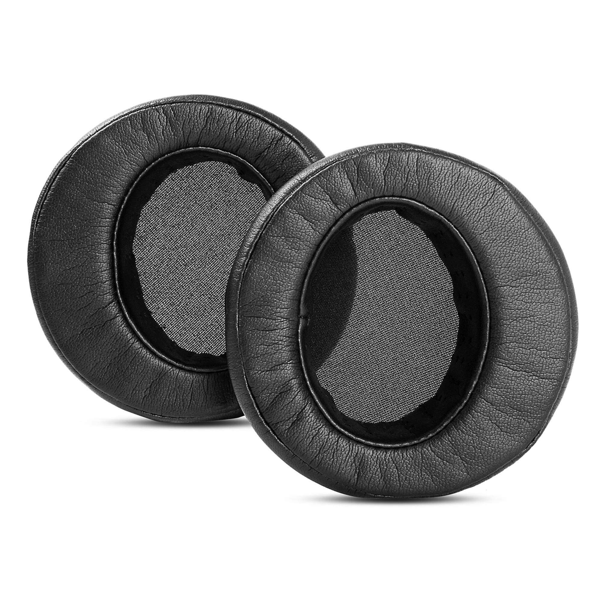 Kit De Coussinets De Rechange Pour Casque - Mousse Mémoire De Forme, Cuir Protéiné | Pour Diamètre Ovale 105x85 Mm, Confort Amélioré