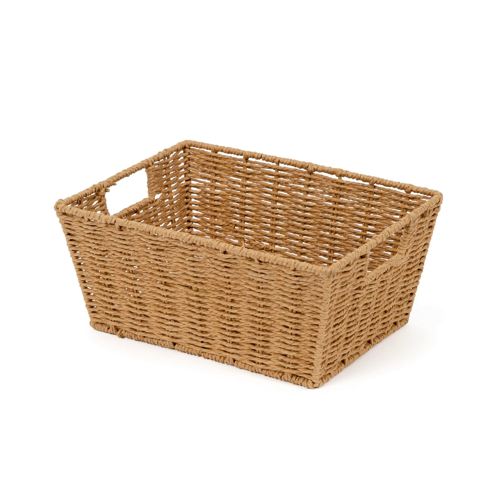 Compactor Etna Panier de rangement, Bois Naturel, M, 31 x 24 x H 14 cm, RAN6542