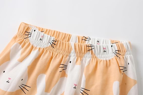 DDSOL Toddler Girls Pajamas Set Long Sleeve Pjs Baby Kids Sleepwear Cotton Warm Winter Jammies 1-7 Years