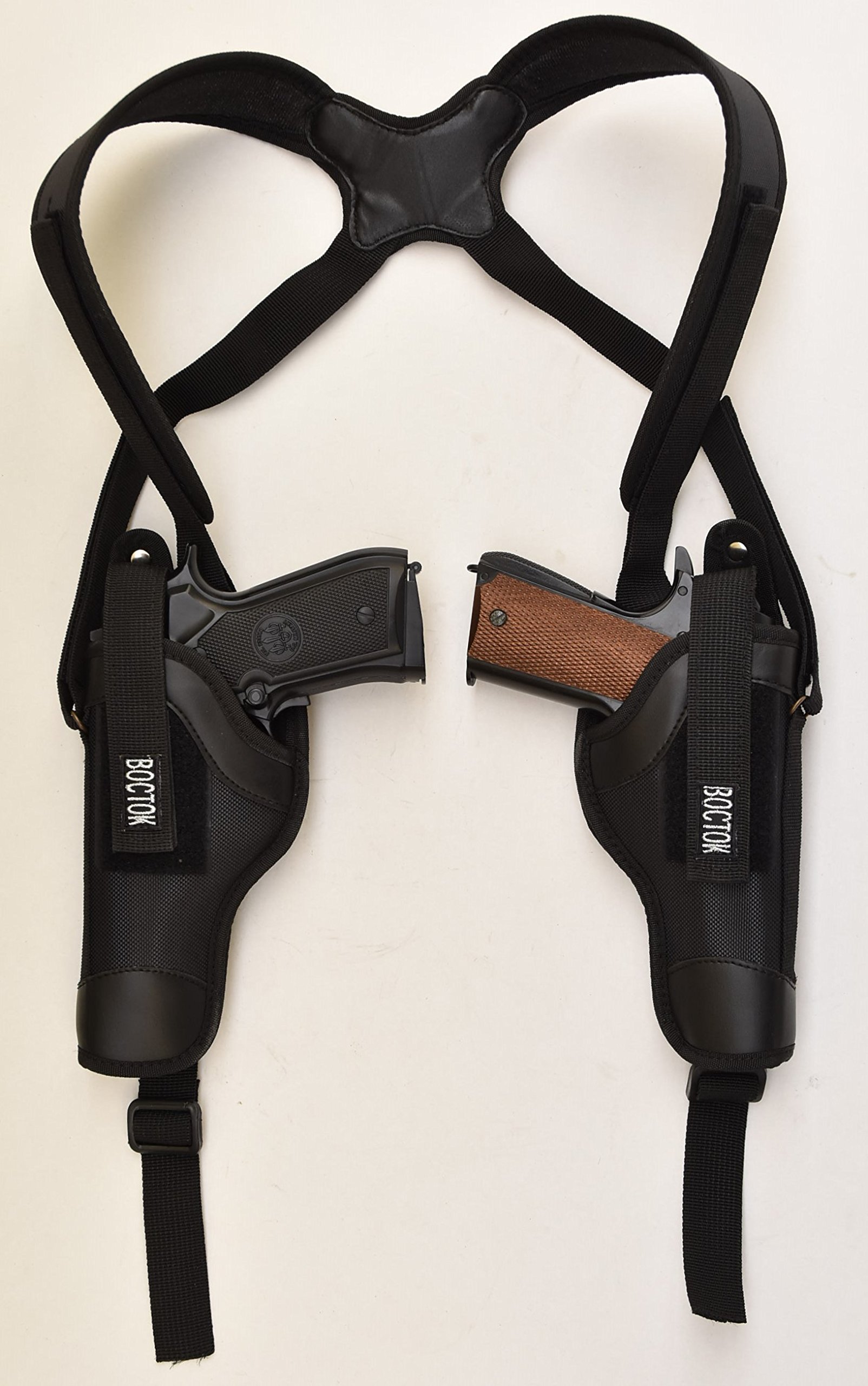 Amazon.co.jp: ダブルショルダーホルスター 拳銃2丁 ショルダー 