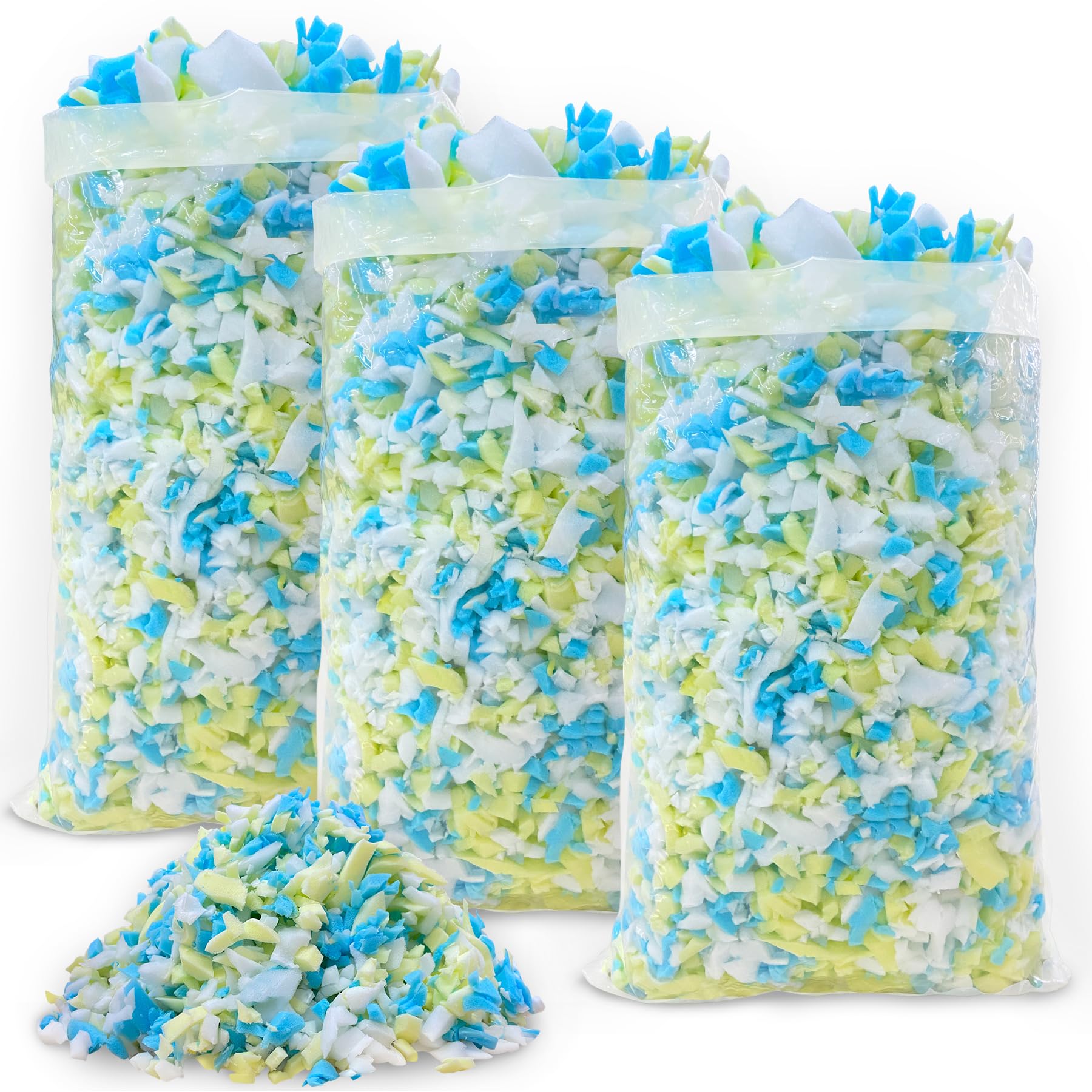 15LBS Shredded Memory Foam Filling for BeanBag Chair