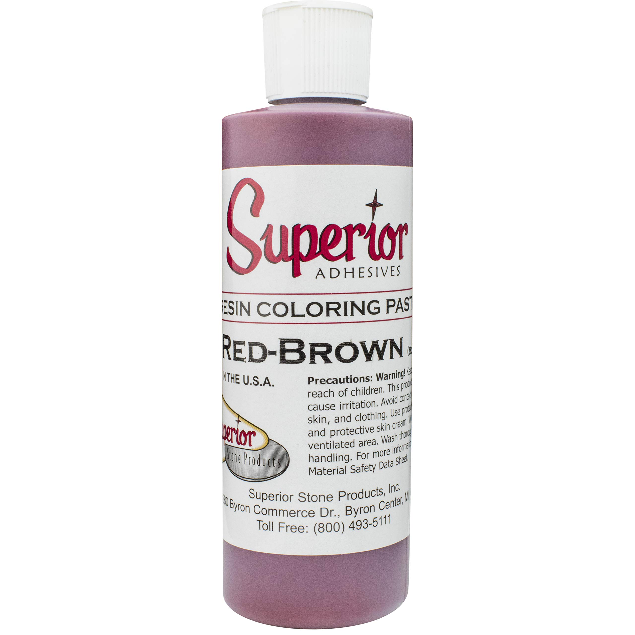 Superior Resin Coloring Paste (8 oz, Red-Brown)