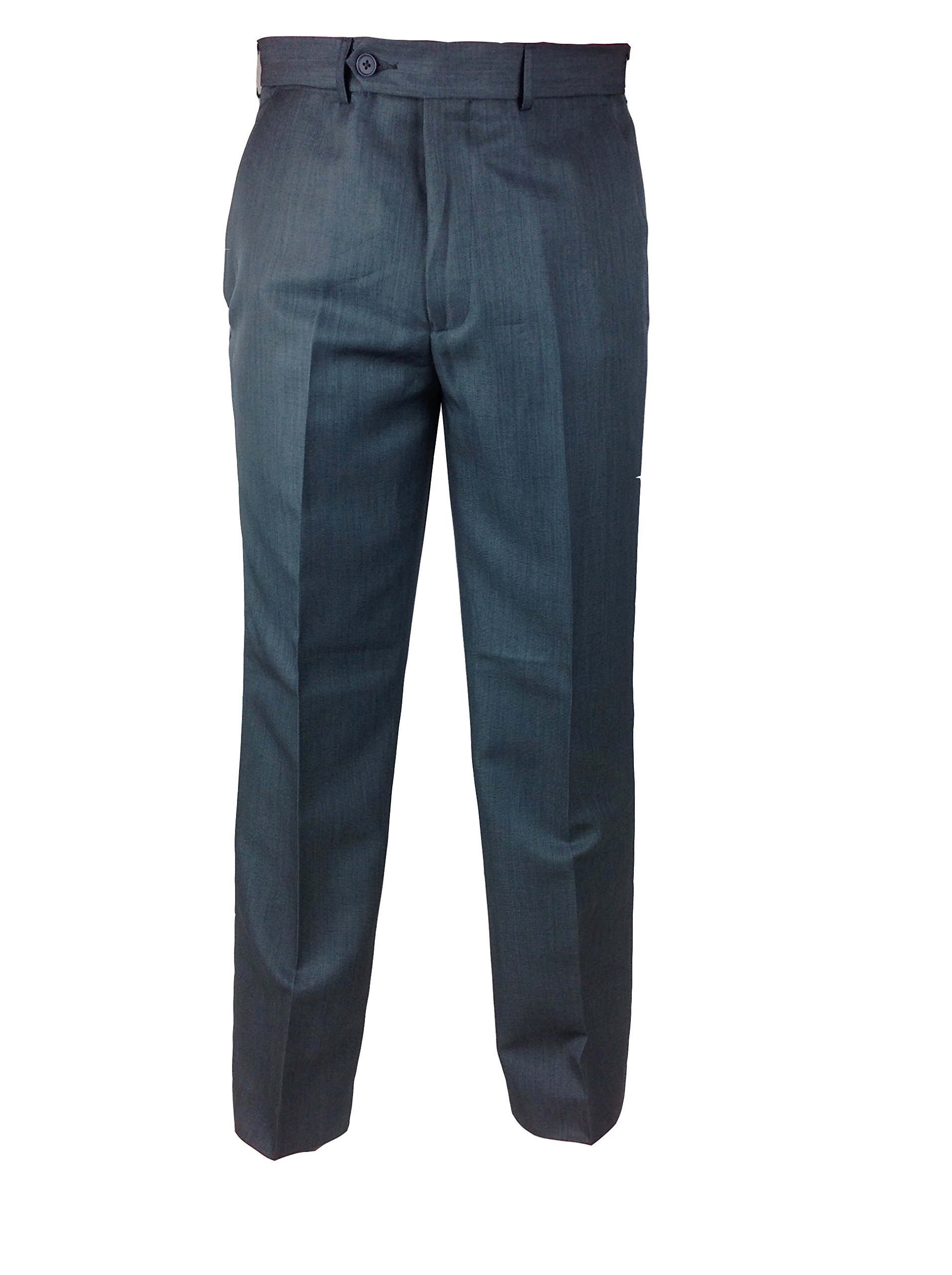 Carabou Men's Charcoal Fialle Light Weight Trousers With A Soft Feel W 32 – 50 Leg: 27 29 31 Regular Classic Fit Slacks Bottoms Pants Formal Casual Work Office